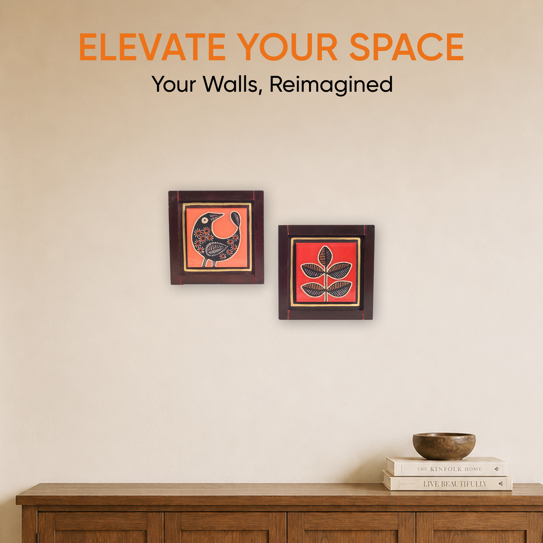 Pichhwai Handcrafted Tiles Wall Art Panel S02