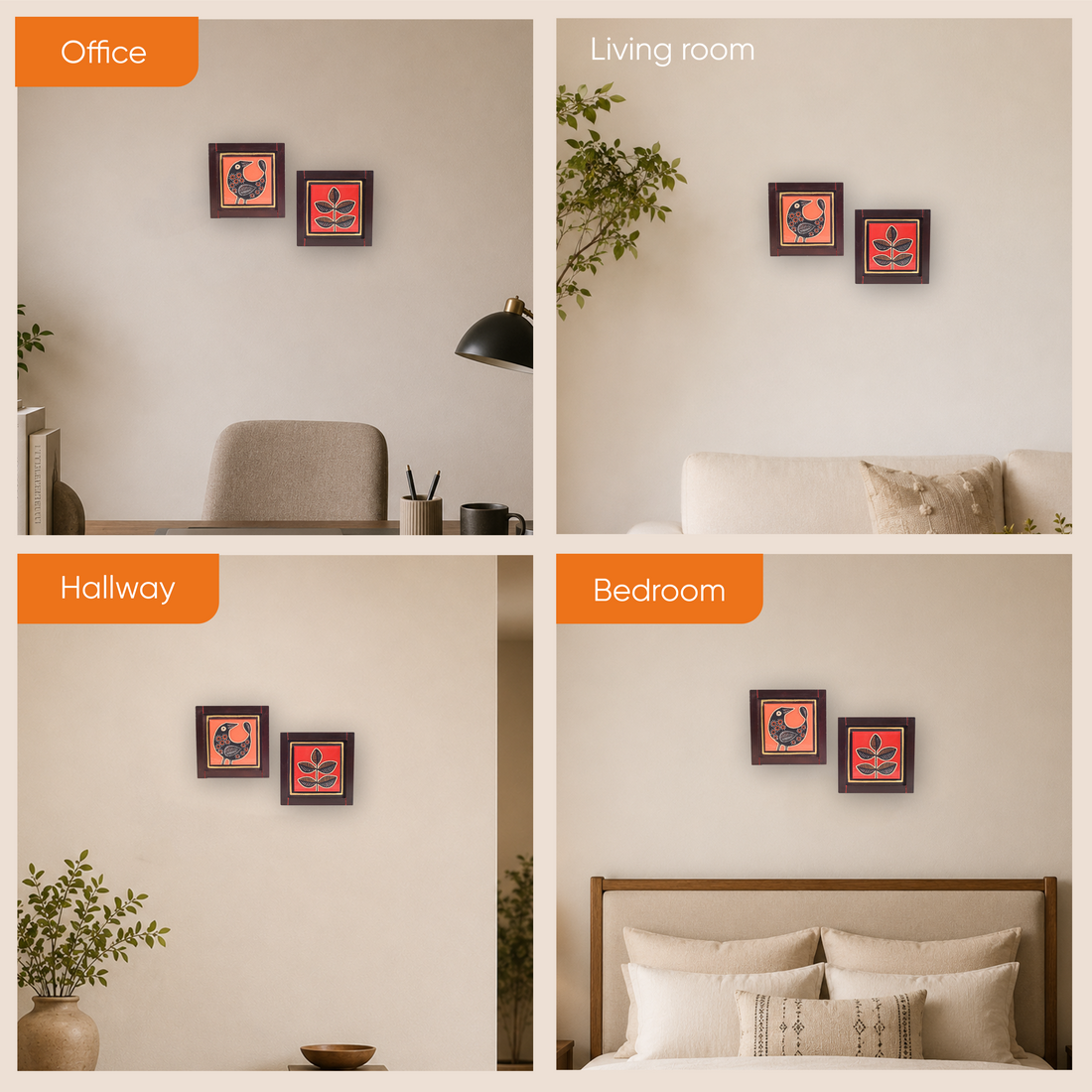 Pichhwai Handcrafted Tiles Wall Art Panel S02
