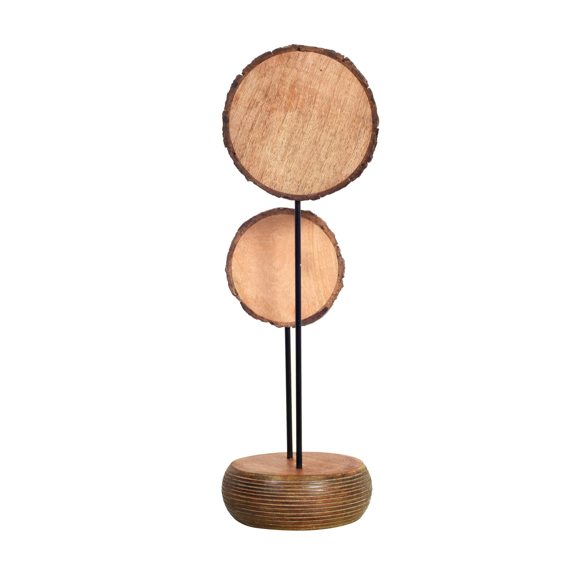 sunder-van-hand-painted-wooden-table-decor-dual-bird-motif-on-natural-wood-slices-for-living-room-and-office-decor