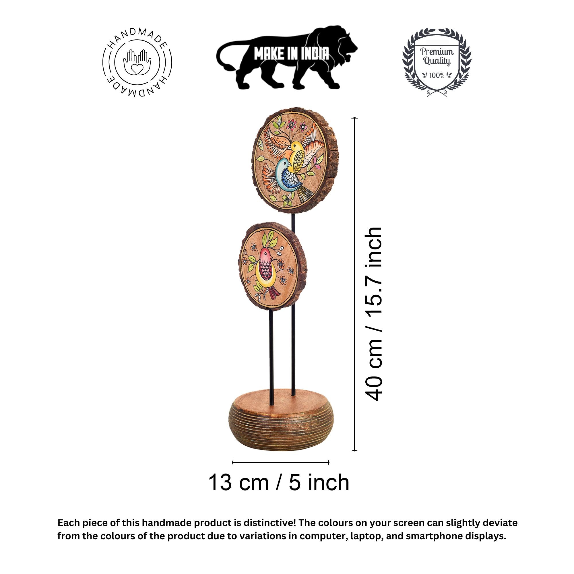 sunder-van-hand-painted-wooden-table-decor-dual-bird-motif-on-natural-wood-slices-for-living-room-and-office-decor