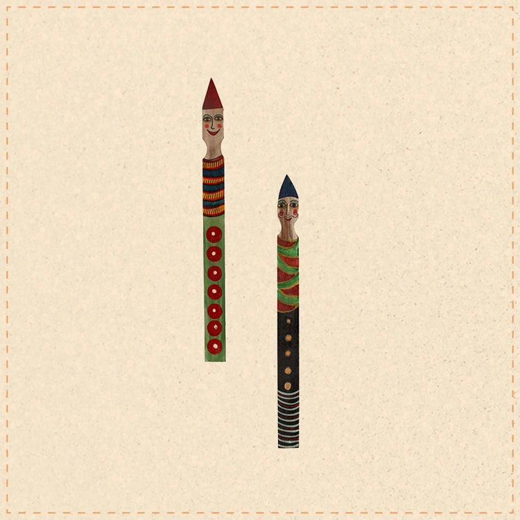 Funny N' Honey Jokers Wall Decor Sticks (SO2)-1.5x0.1x17/ 1.5x0.1x16.5