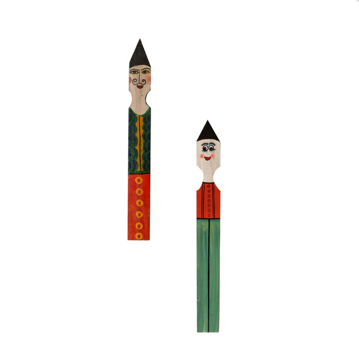 Motu Patlu Wall Decor Sticks (SO2)-1.5x0.1x13.1/ 1.5x0.1x12.5