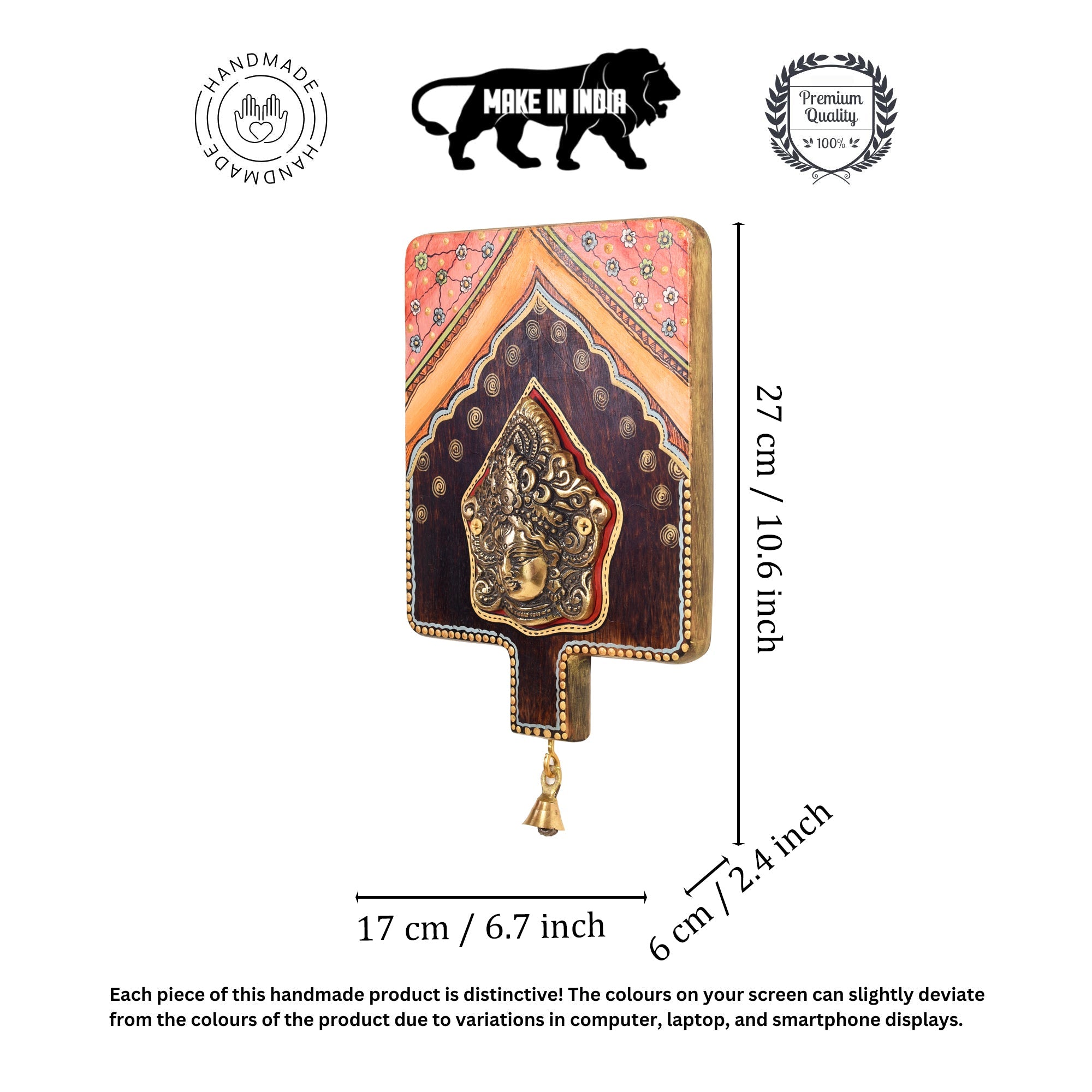 Parameshwar-I Wall décor frame with divine Vishnu Majestically set on a beautiful frame