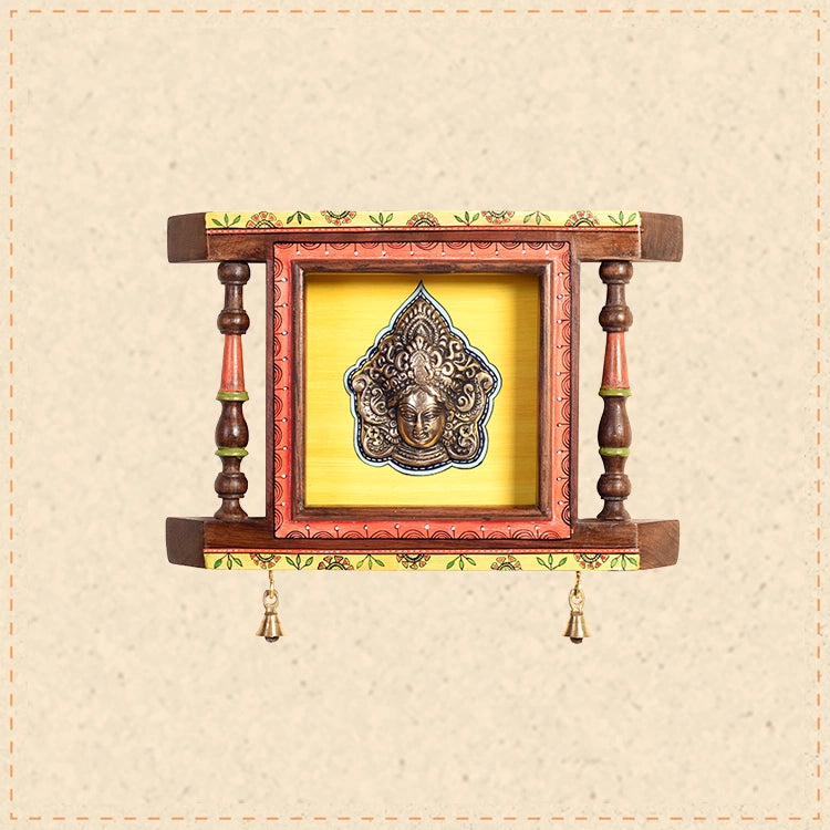 Parameshwar Wall décor frame with divine Vishnu Majestically set on a beautiful frame