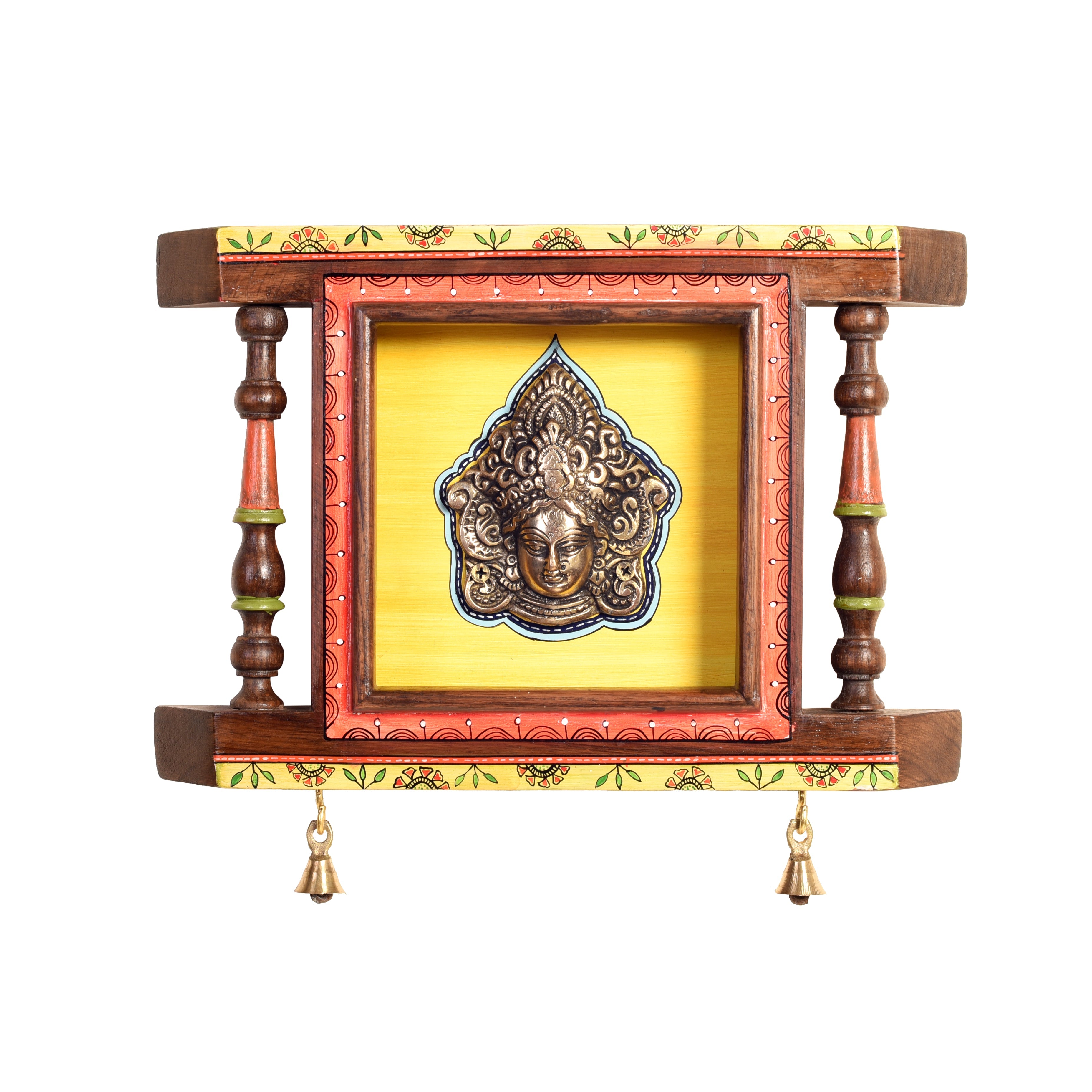 Parameshwar Wall décor frame with divine Vishnu Majestically set on a beautiful frame