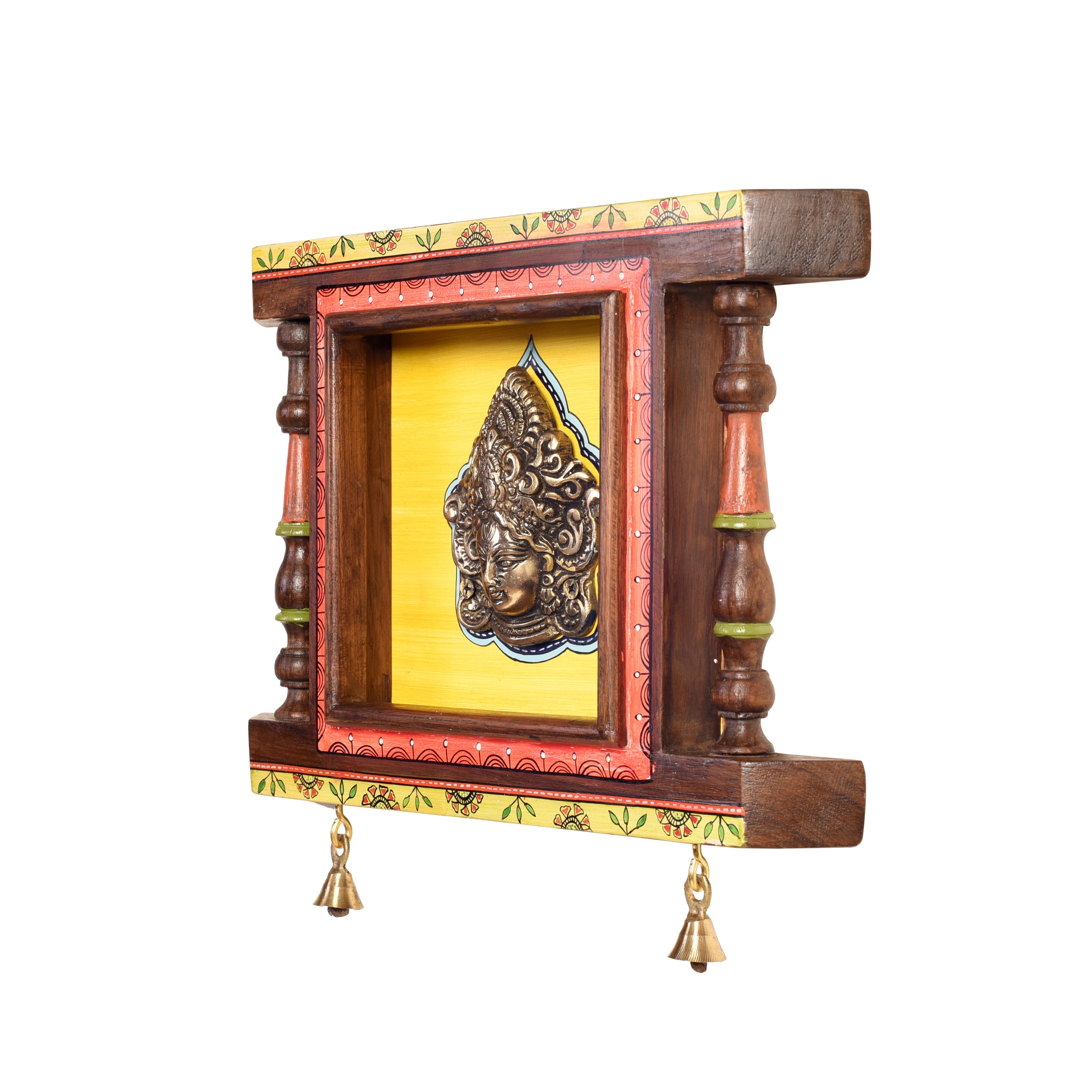Parameshwar Wall décor frame with divine Vishnu Majestically set on a beautiful frame