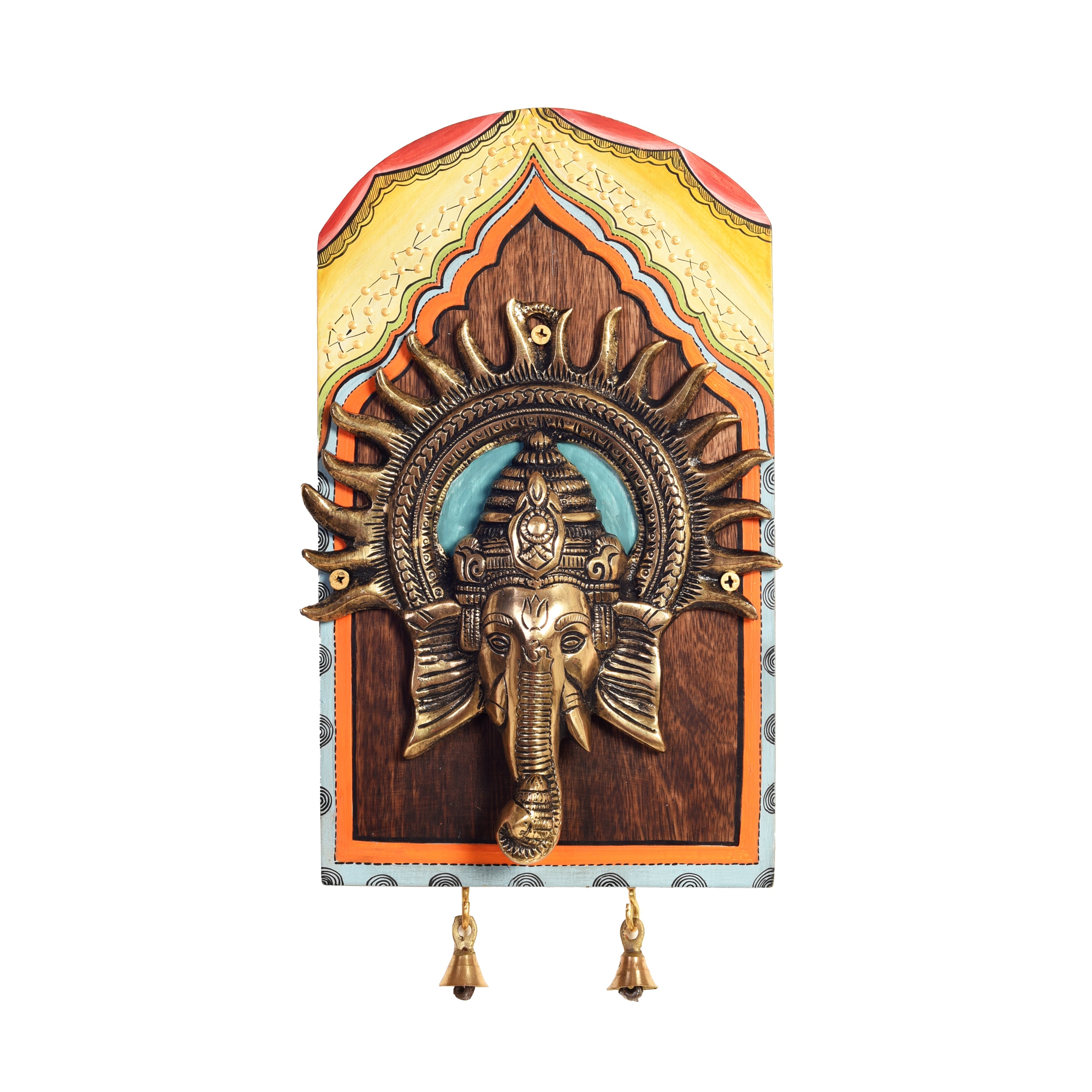 Amantran-II Wall décor frame with divine Ganesha Majestically set on a beautiful frame