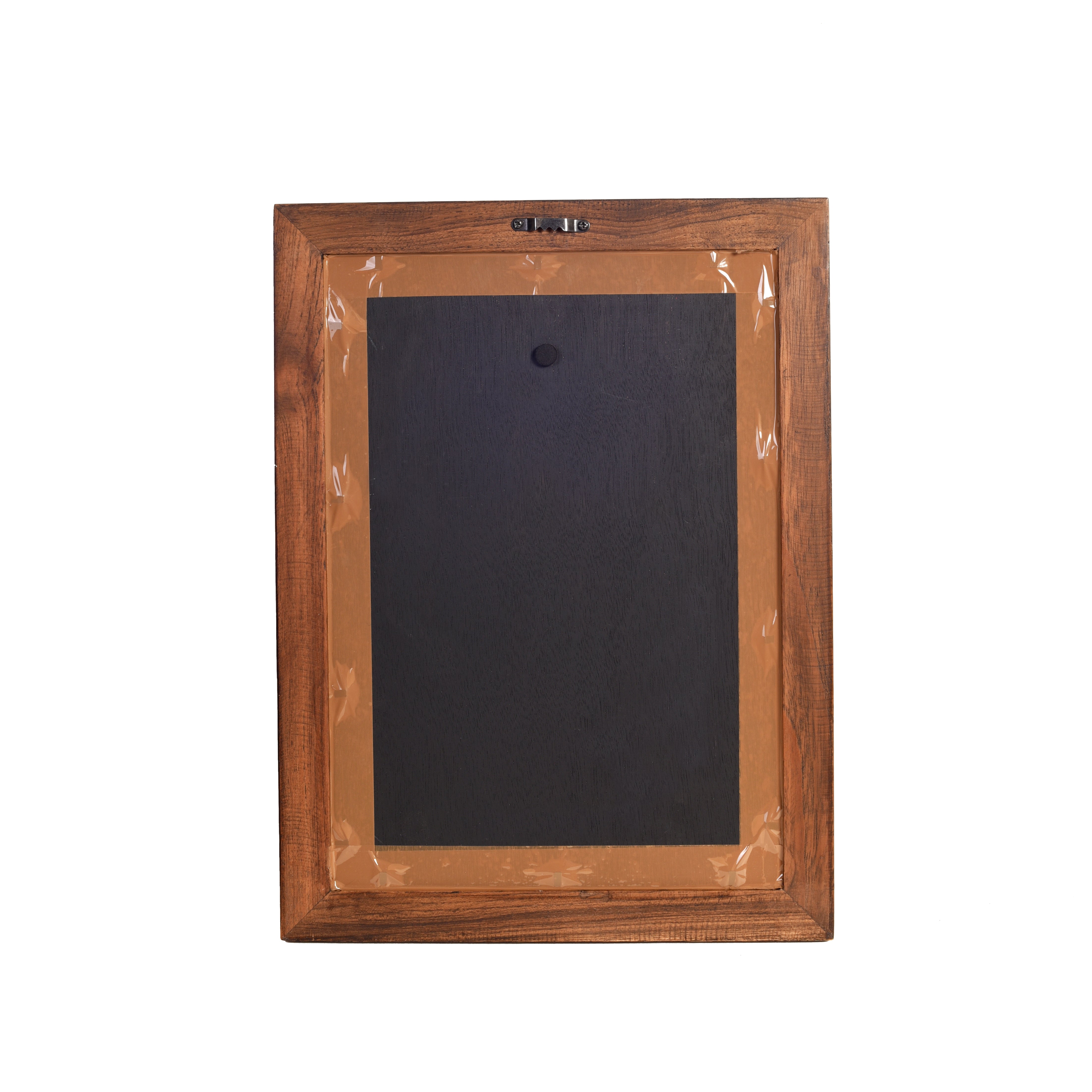 Nandi Wall Décor frame with beautiful painting of Nandi and Shiva in Brass in Backdrop