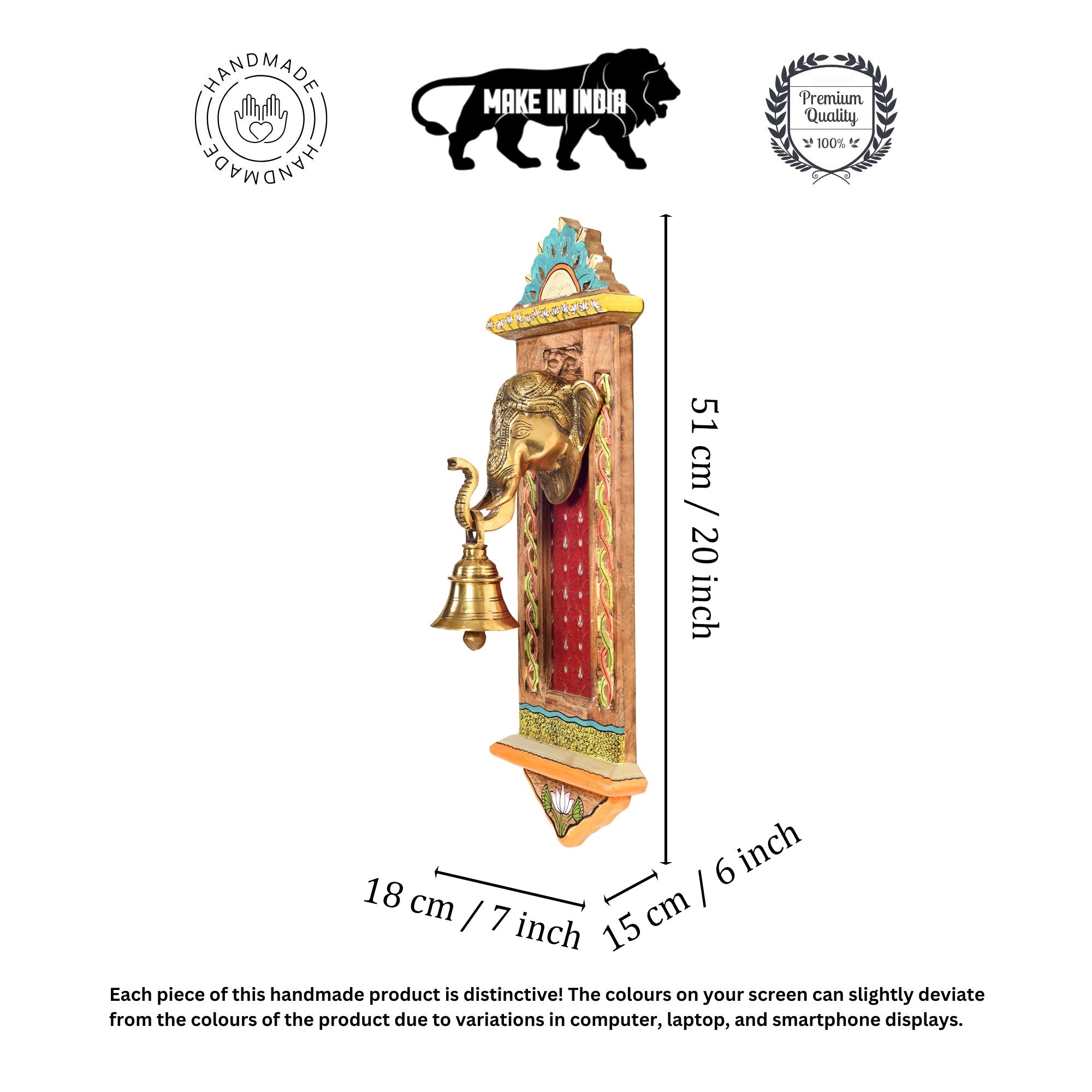 Bella Door-Bell set on beautiful wall decor frame