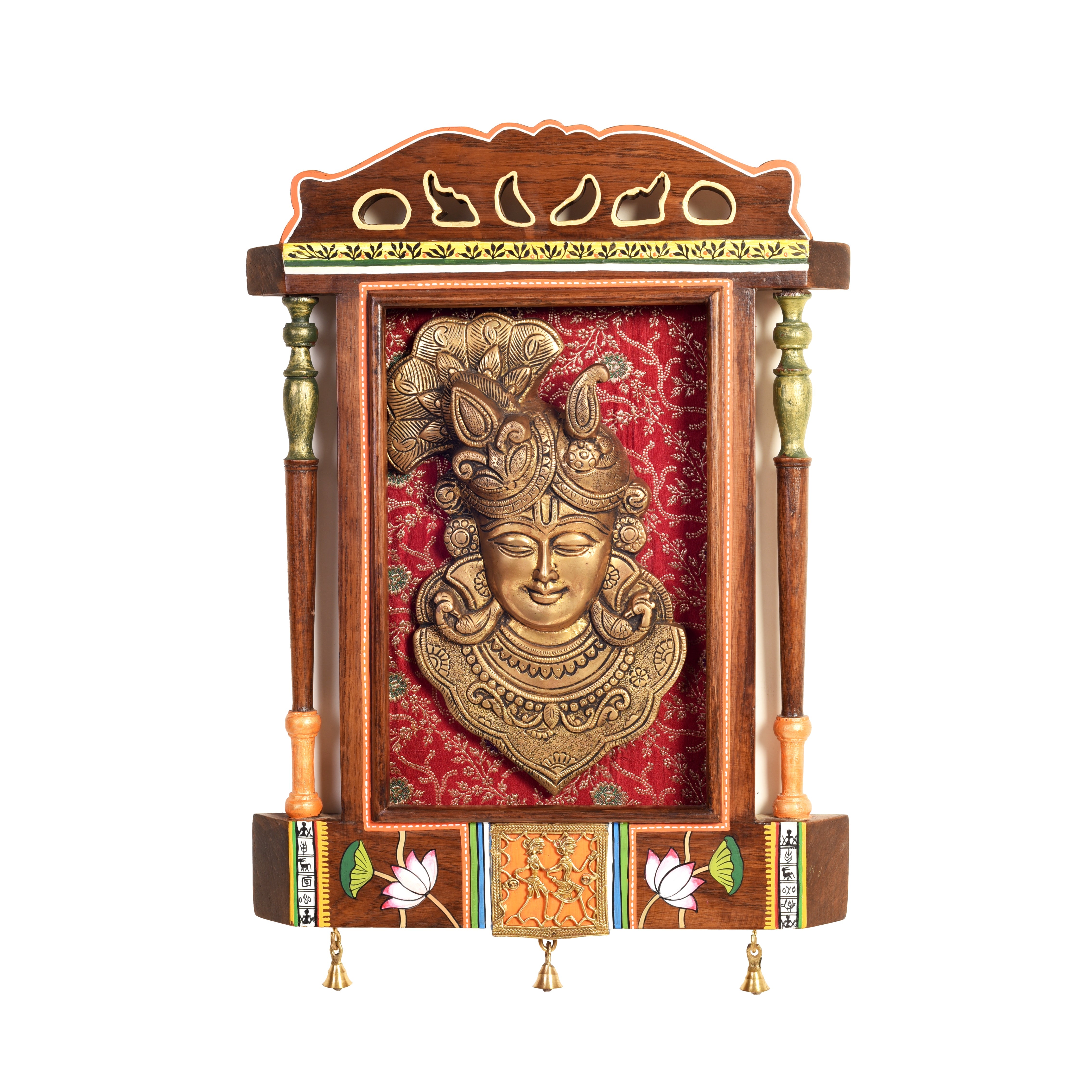 Eshwara Wall décor frame with divine Swami Narayan Majestically set on a beautiful frame