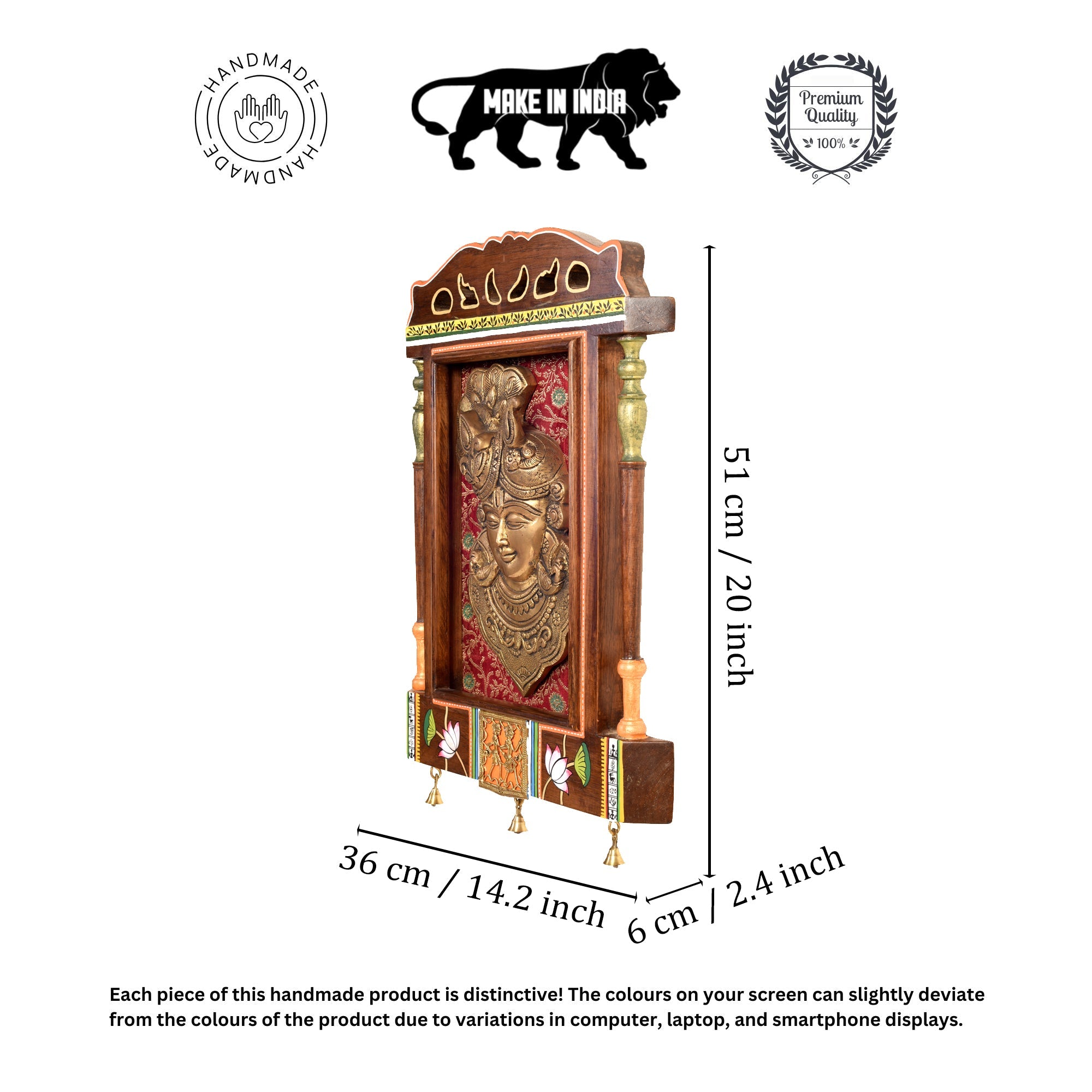 Eshwara Wall décor frame with divine Swami Narayan Majestically set on a beautiful frame