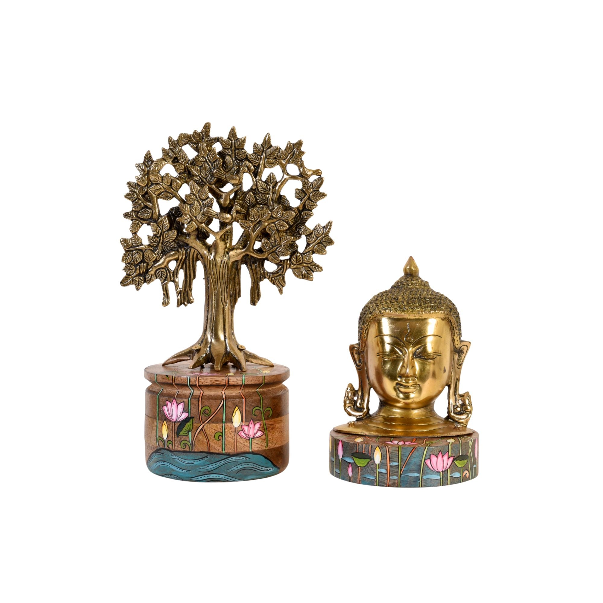 Bodhi Buddha & Kalpavriksha Tree Set