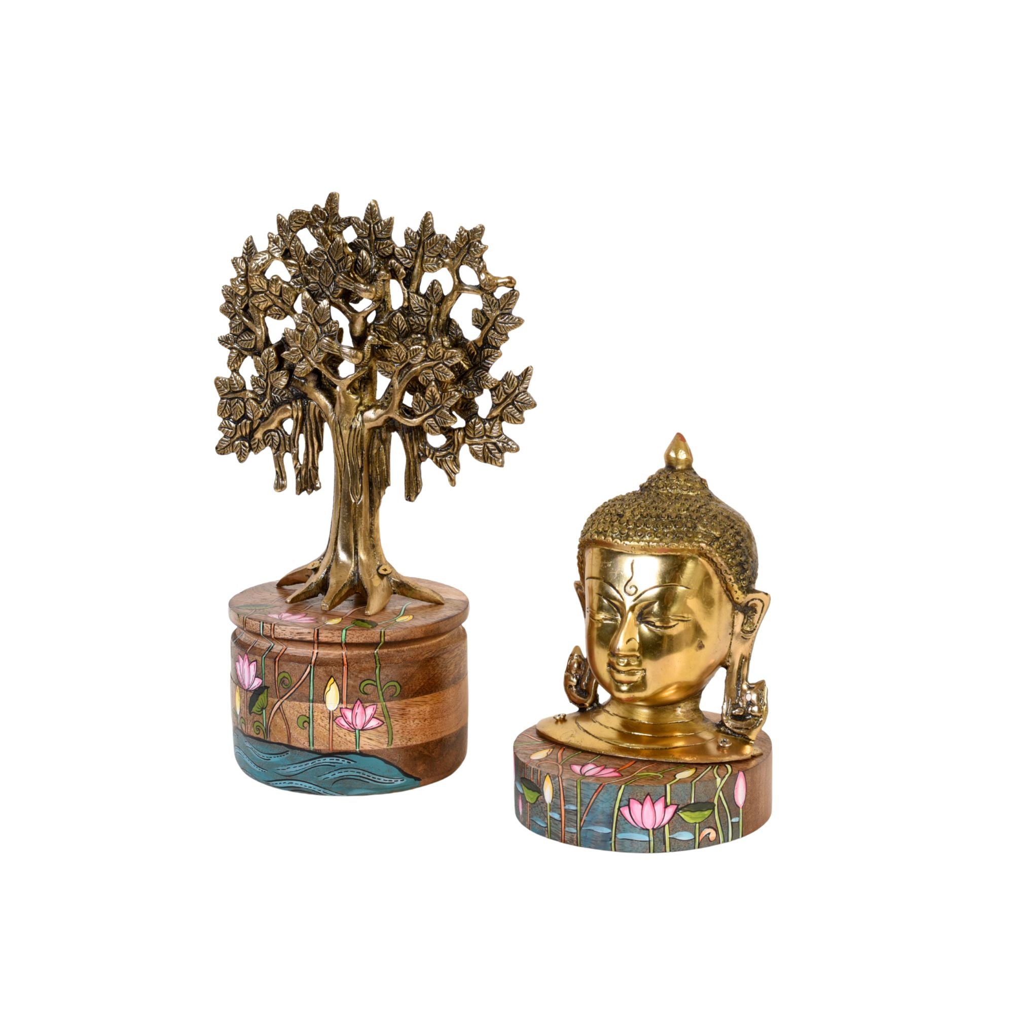 Bodhi Buddha & Kalpavriksha Tree Set