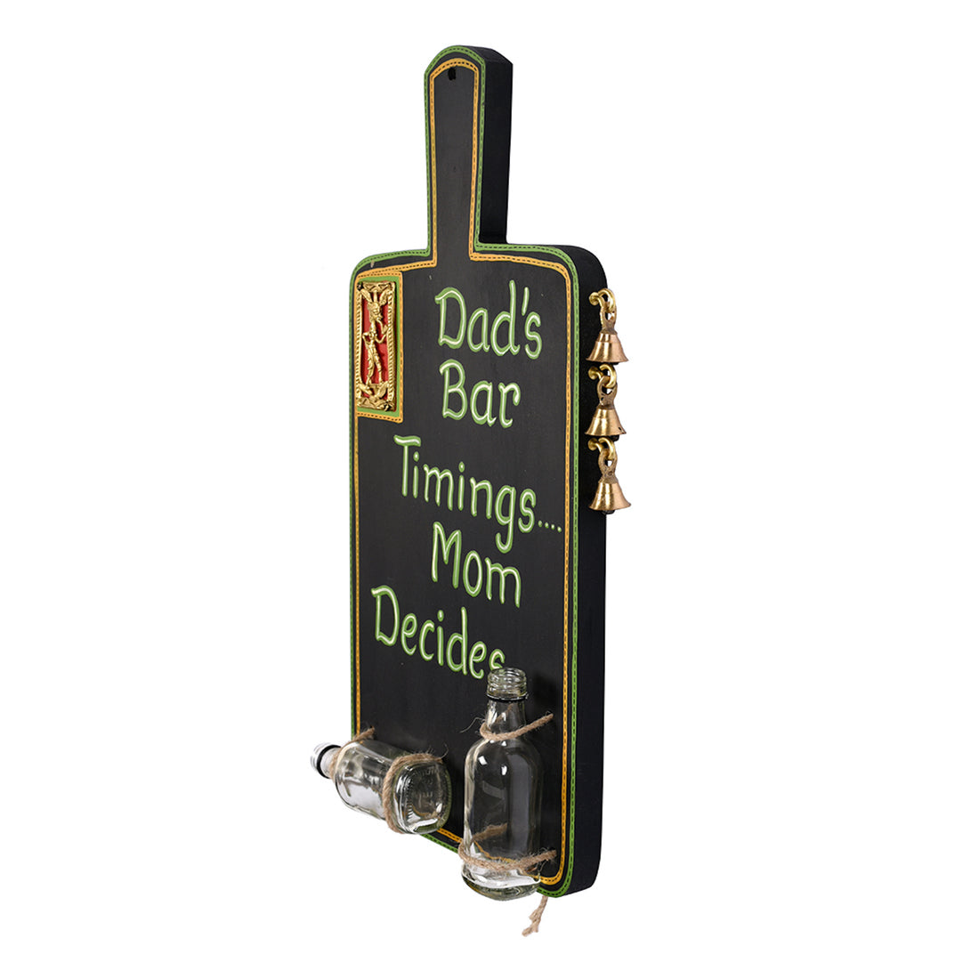 "Dad's Bar" Handcrafted in Wood (9x2x17)