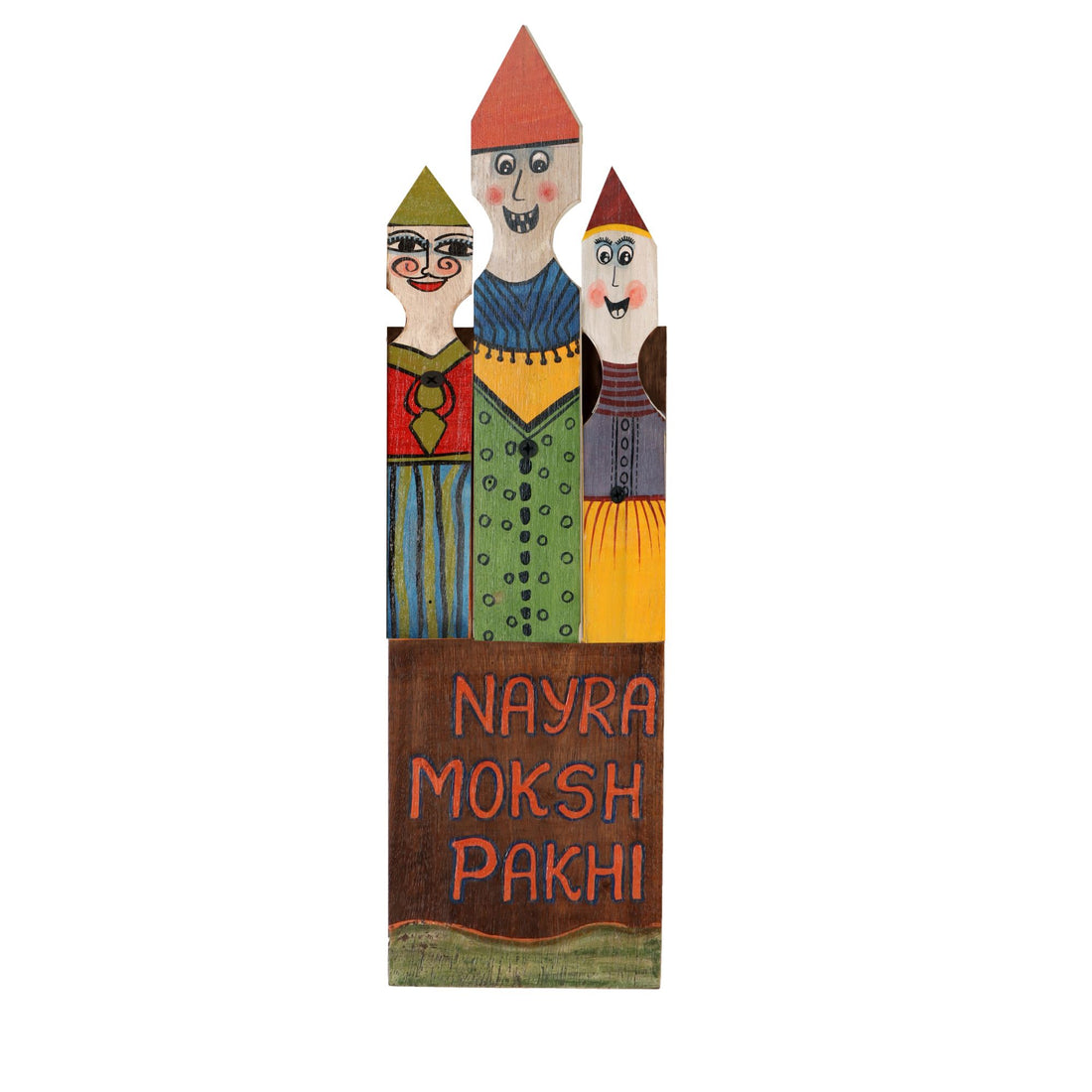 Bachpan's Three Buddies Nameplate-5x1x17