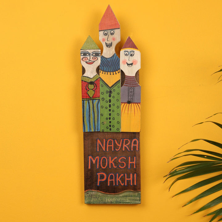 Bachpan's Three Buddies Nameplate-5x1x17