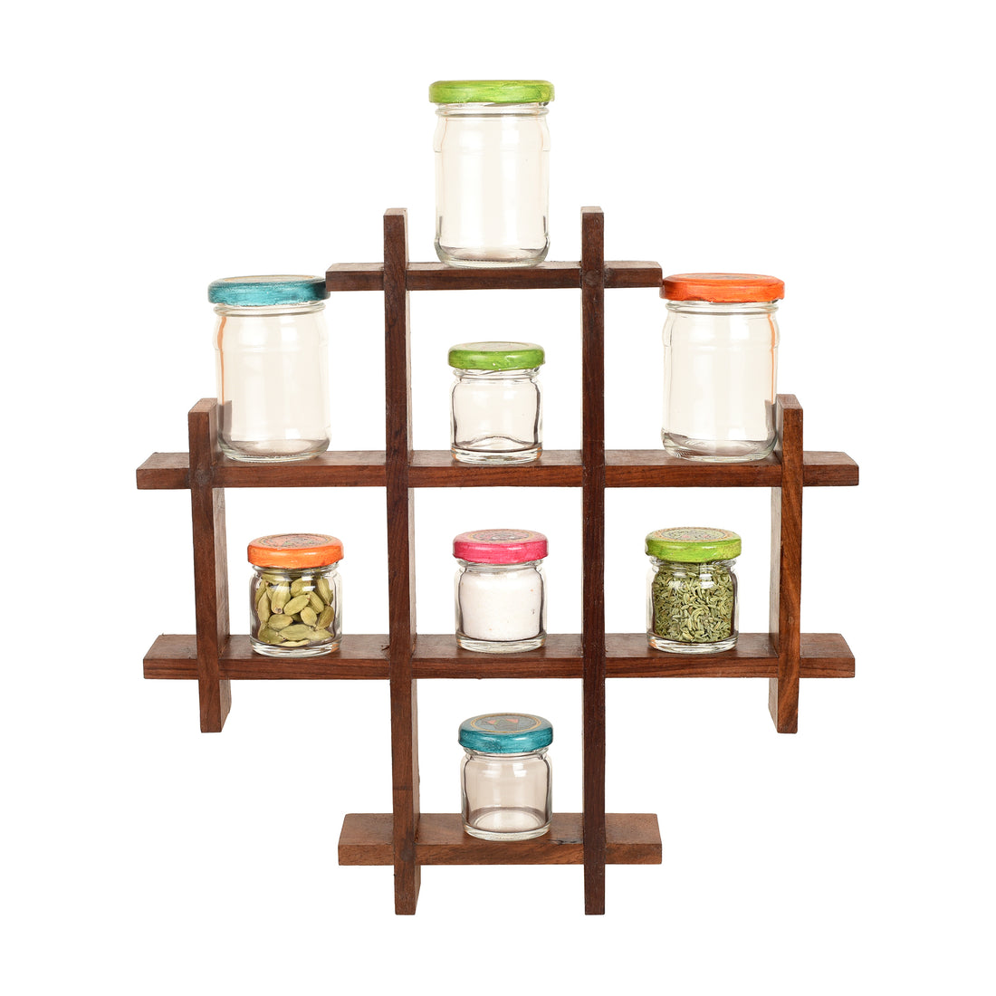 Spices Organizer For Wall Set Of 8 (13x2x13)