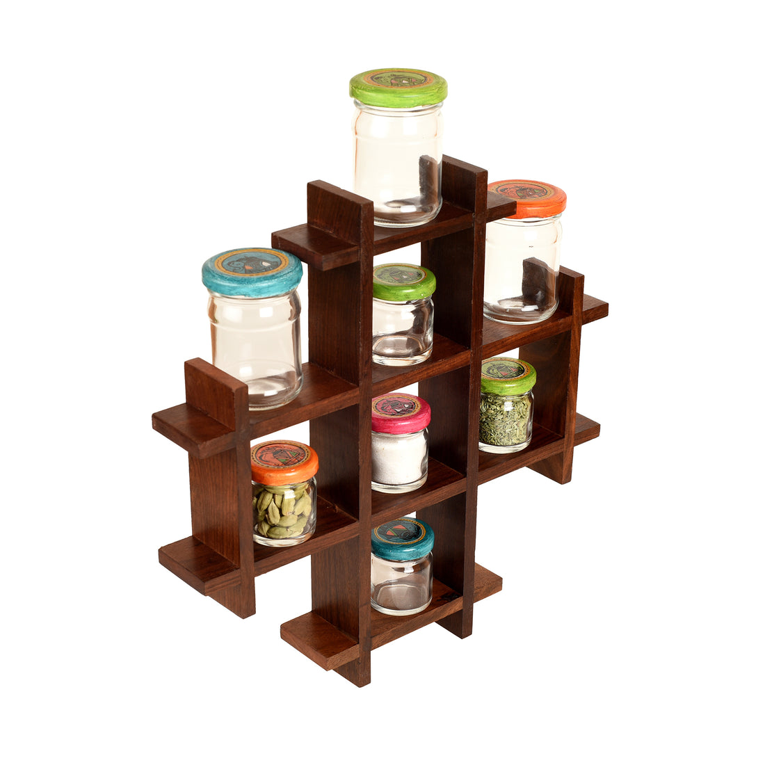 Spices Organizer For Wall Set Of 8 (13x2x13)