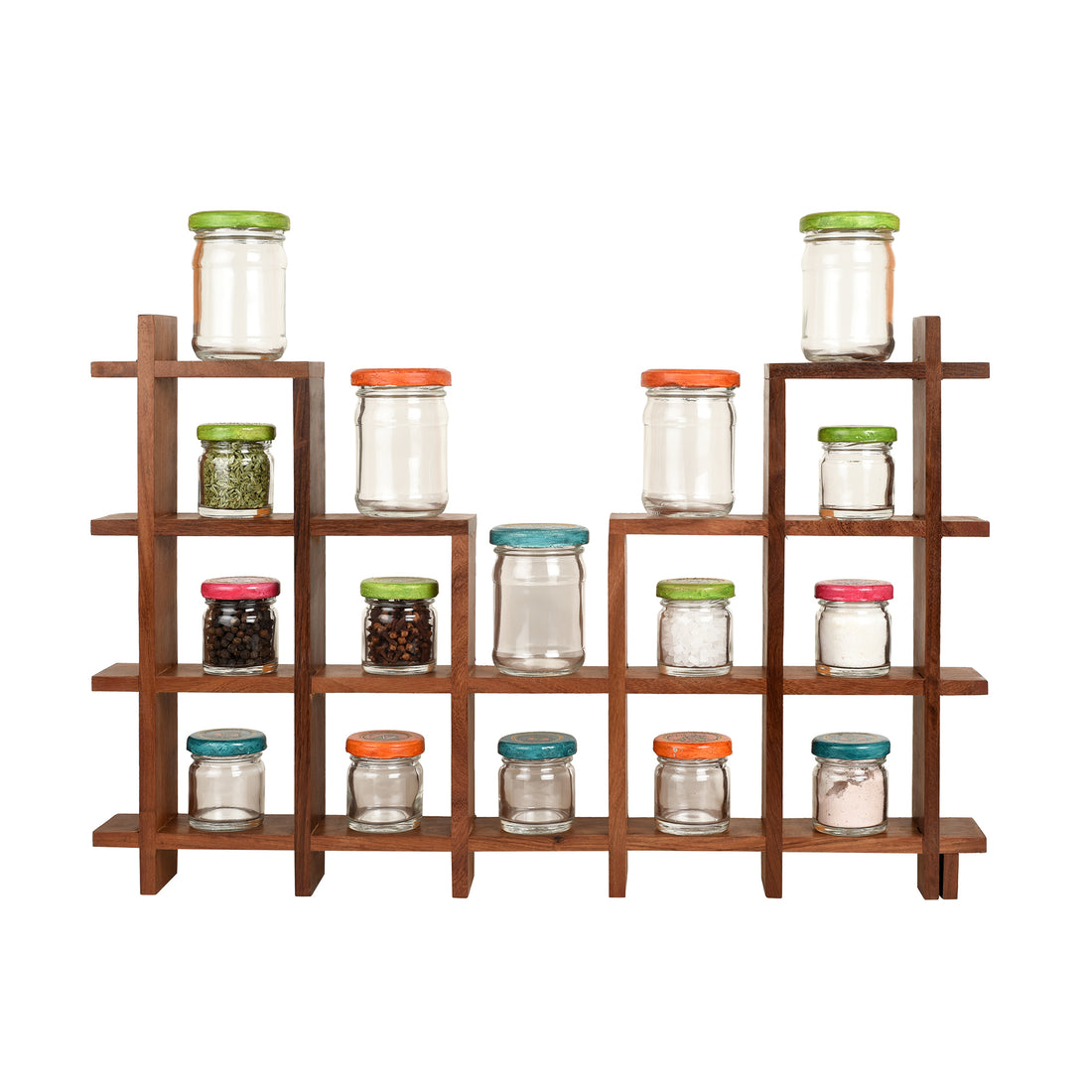 Spices Organiser For Wall Set Of 16 (20x2x13)