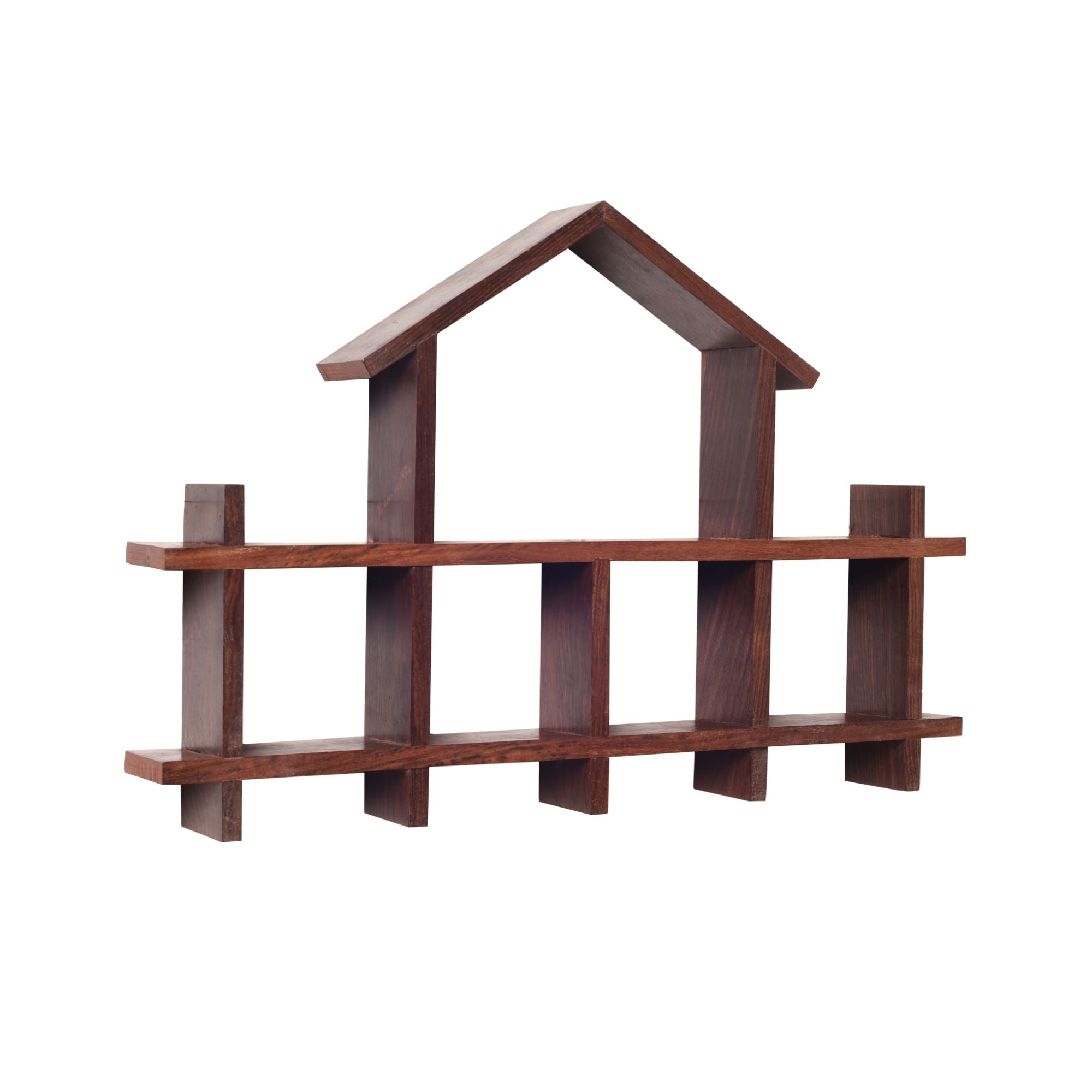 Rainbow Bliss Hut Wall Ladder with Multicolor Pots S08