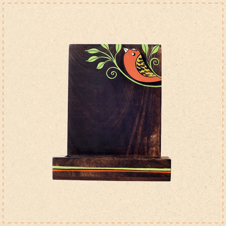 Birdsong Hand-Painted Wall Shelf