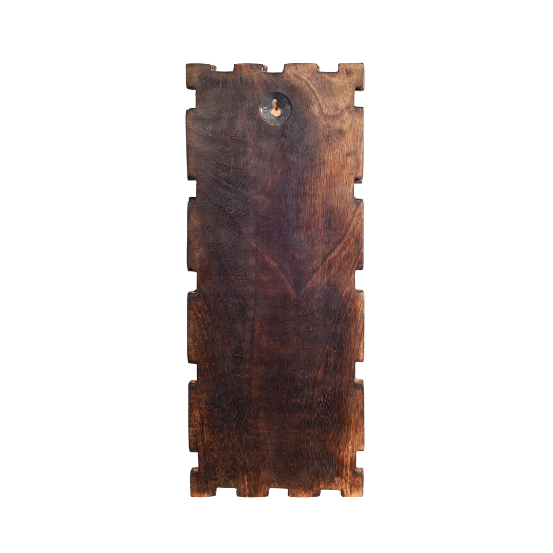 Hand-Painted Wooden Wall Magazine Holder Decorative Storage Organizer