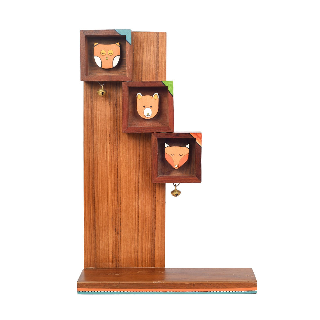 Animals Handcrafted Hanging Wall Dislay Shelf