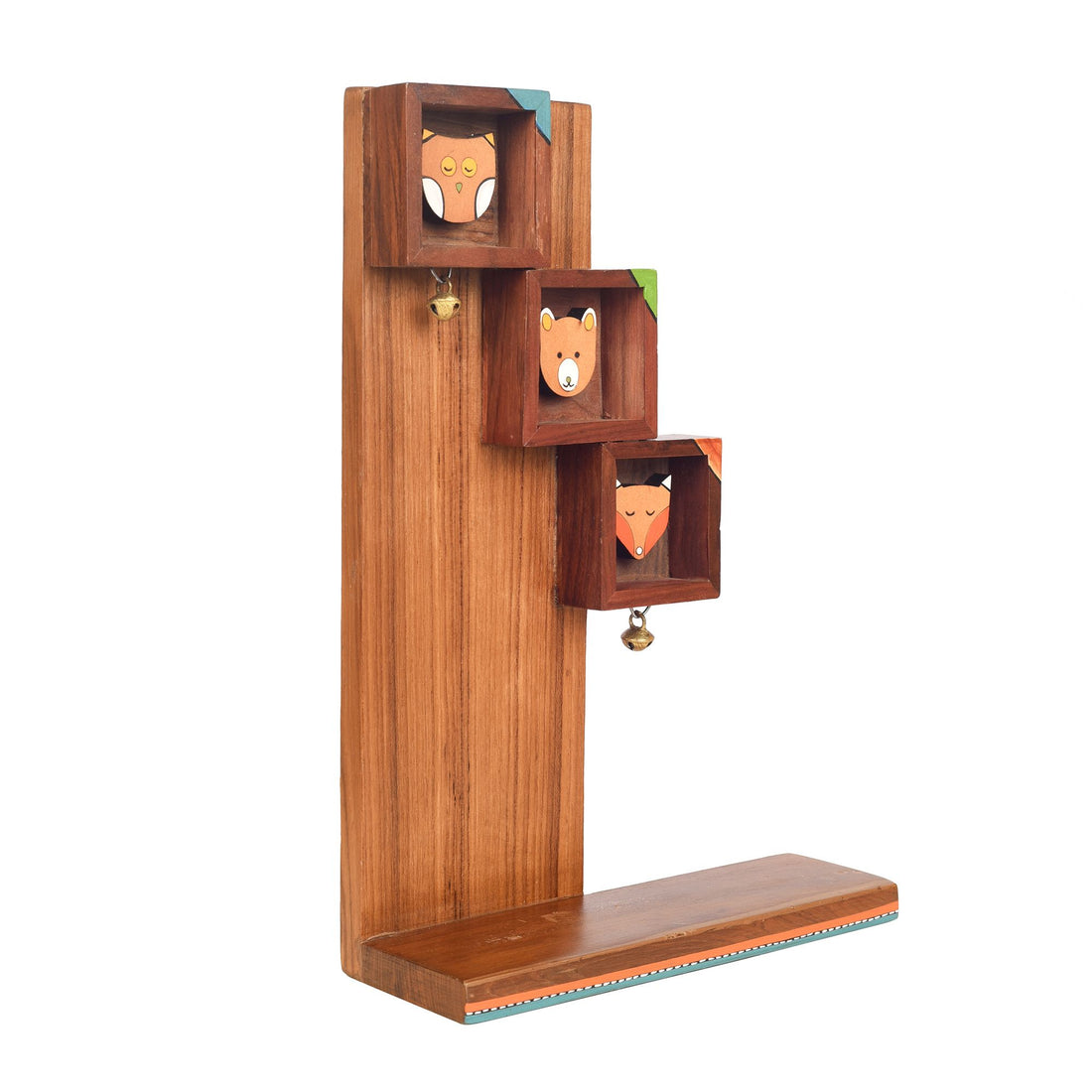 Animals Handcrafted Hanging Wall Dislay Shelf