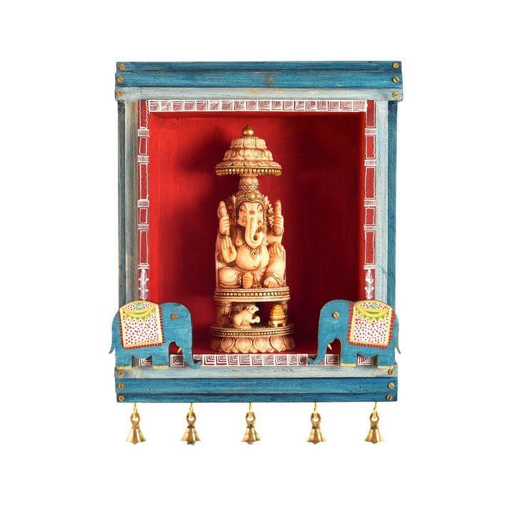 Handcrafted Turquoise Hanging Jharokha