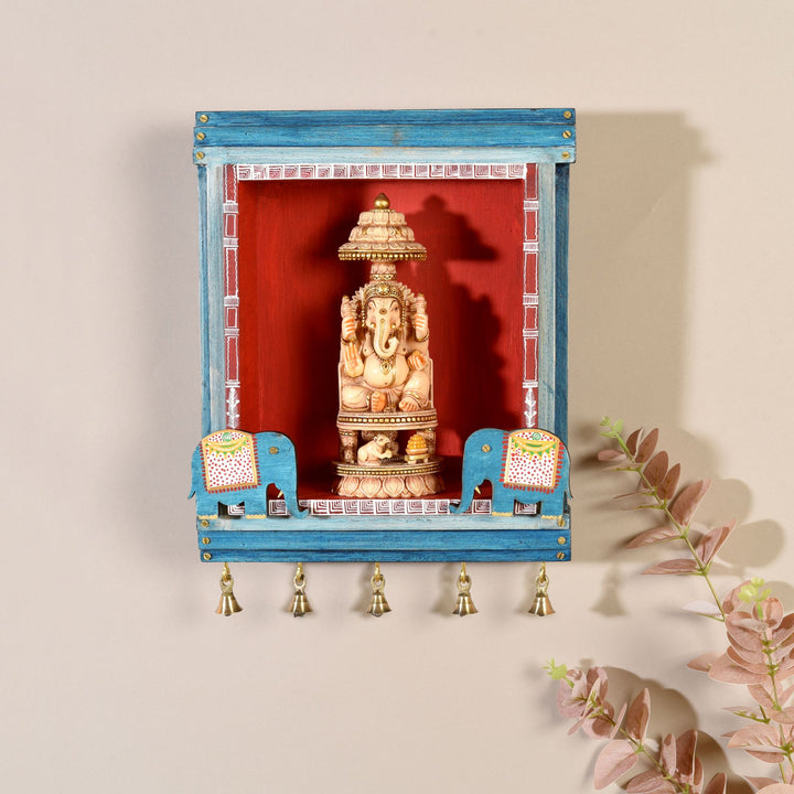 Handcrafted Turquoise Hanging Jharokha