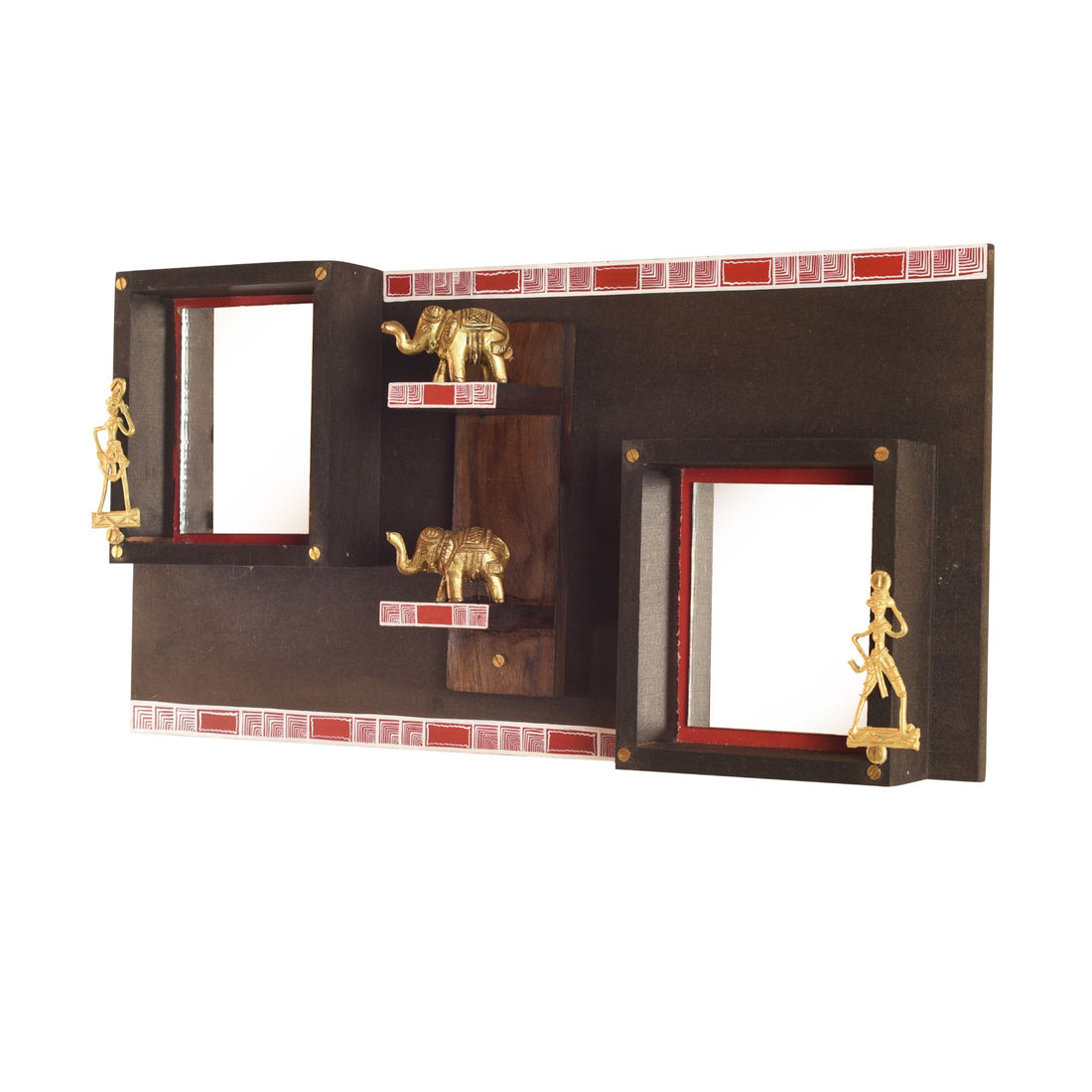 Dhokra Twins Wall Decor Accent Panel