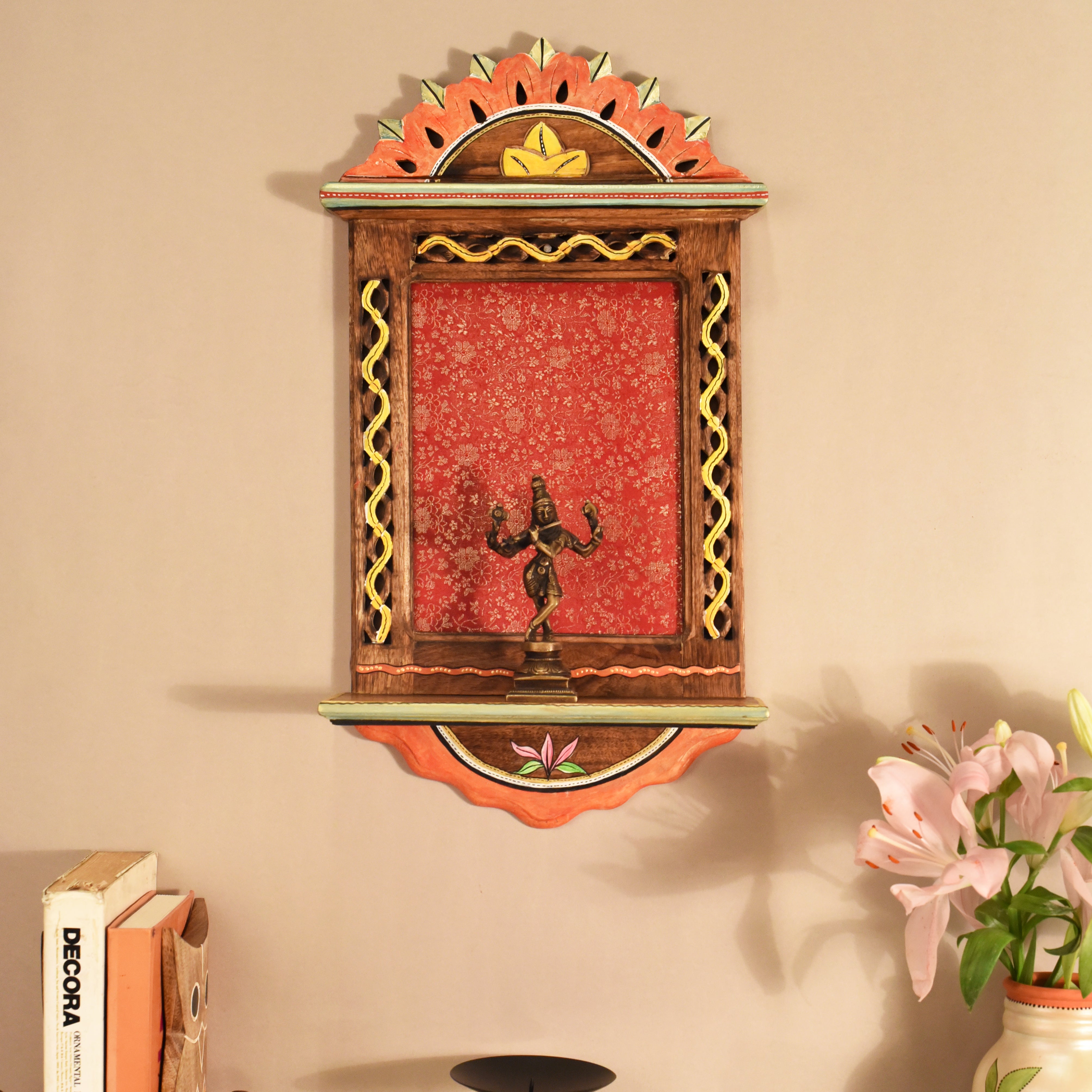 Handcrafted Traditional Wooden Wall Panel Decorative Art Frame for Home Décor