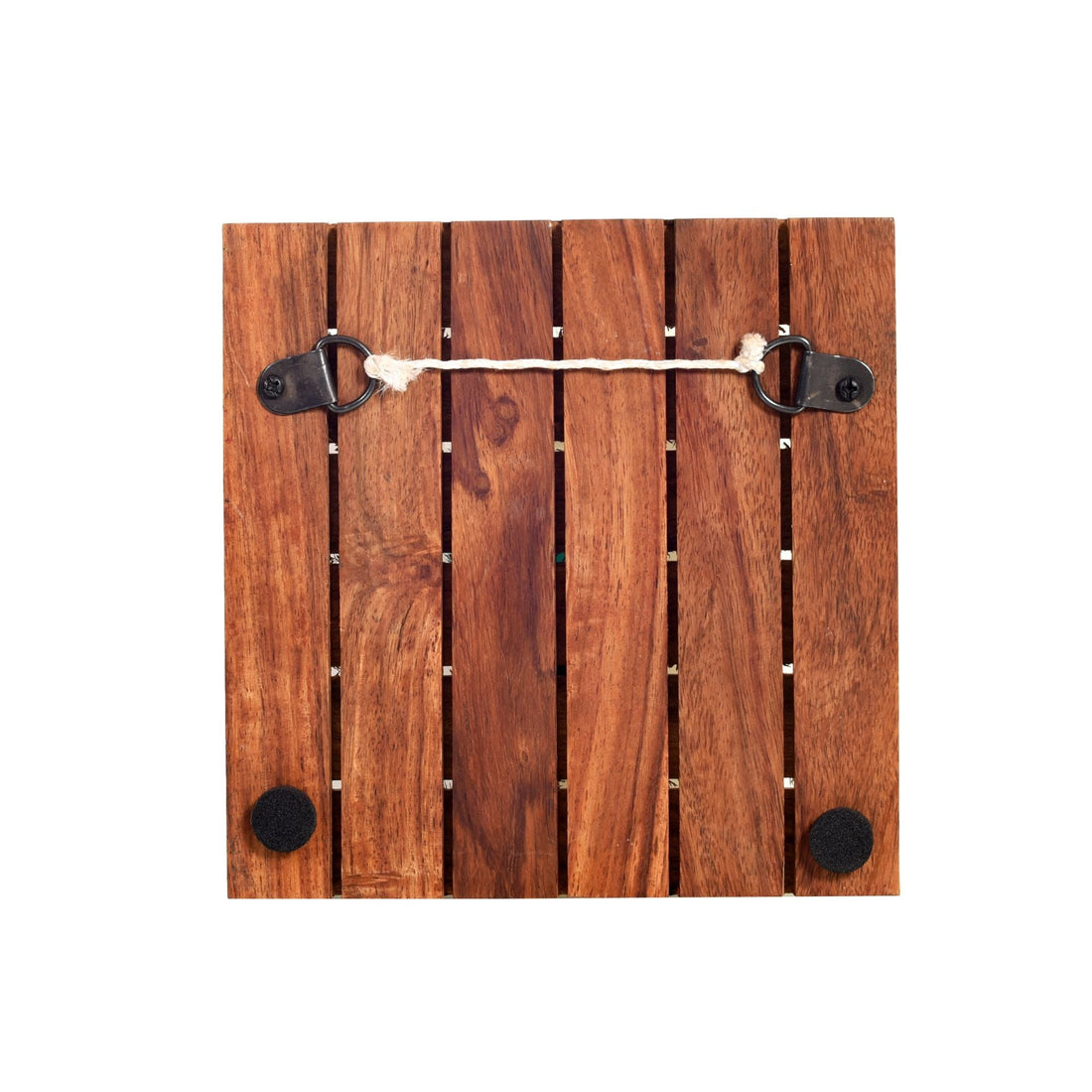 Boga Hand Painted Wooden Key Holder, Wall Mounted Key Hanger with Bird Design for Homedecor