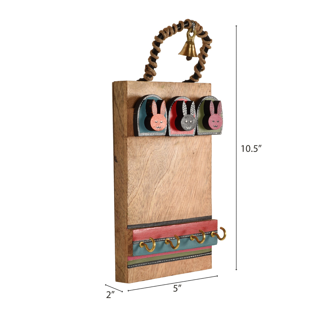 Handrcafted Animal Motifs Key Hanger (5x2x10.5)