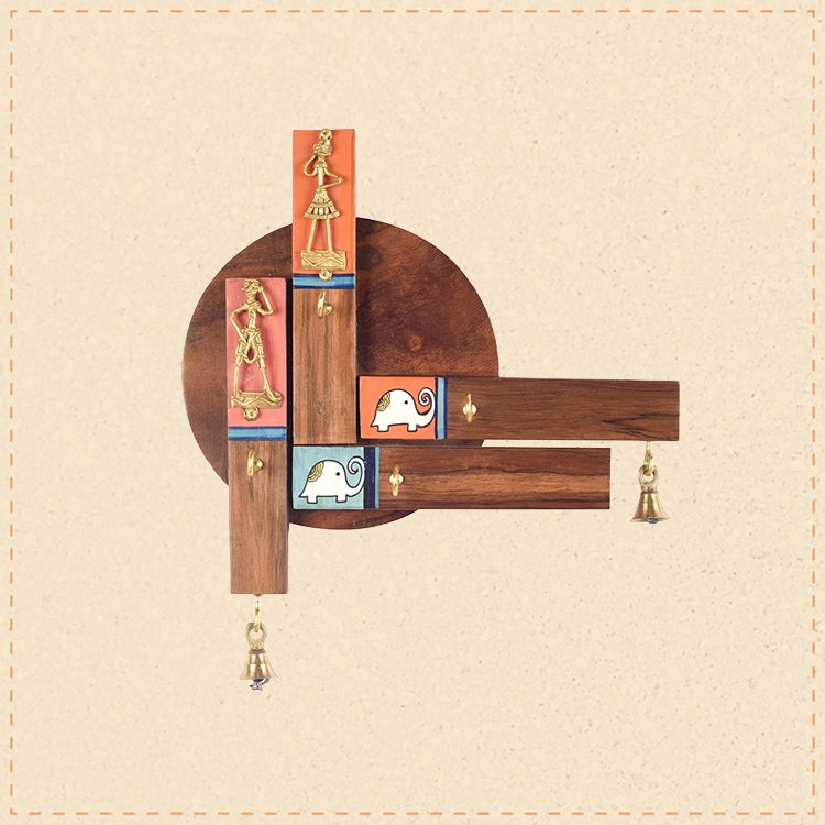 Tribal Grid Key Hanger