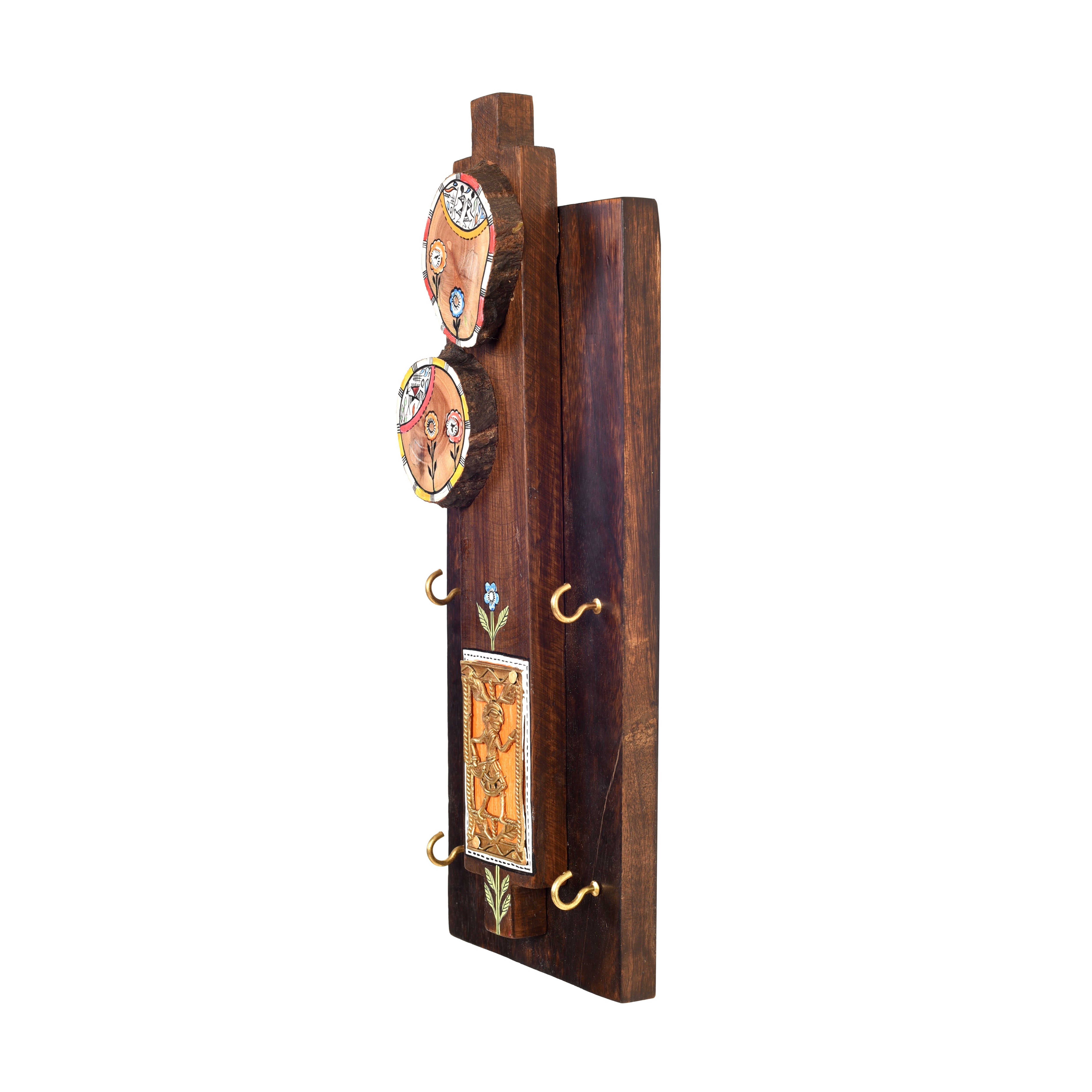 Prabha Key hanger with brass motifs and beautiful art work