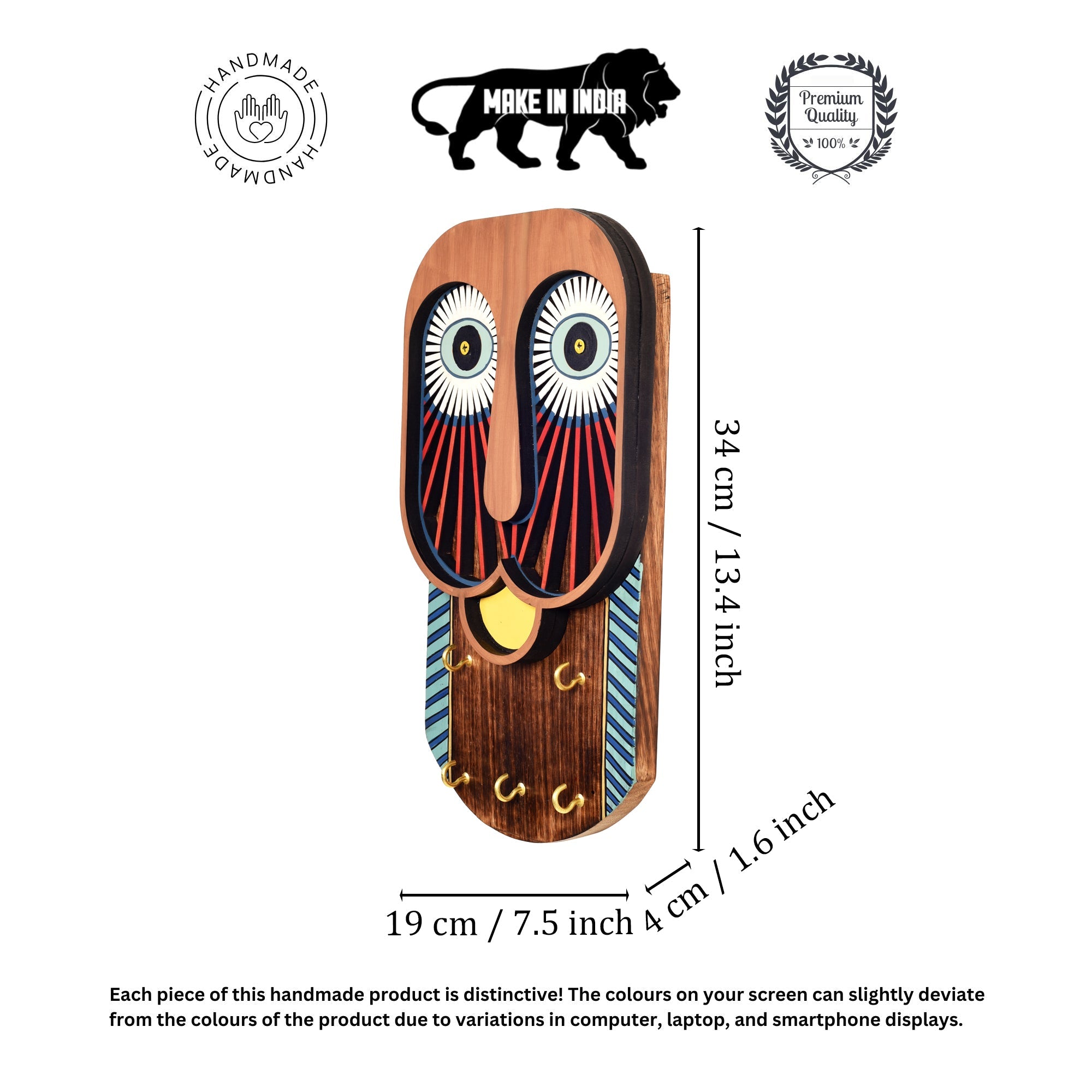 Coco Tiki Mask Key Hanger