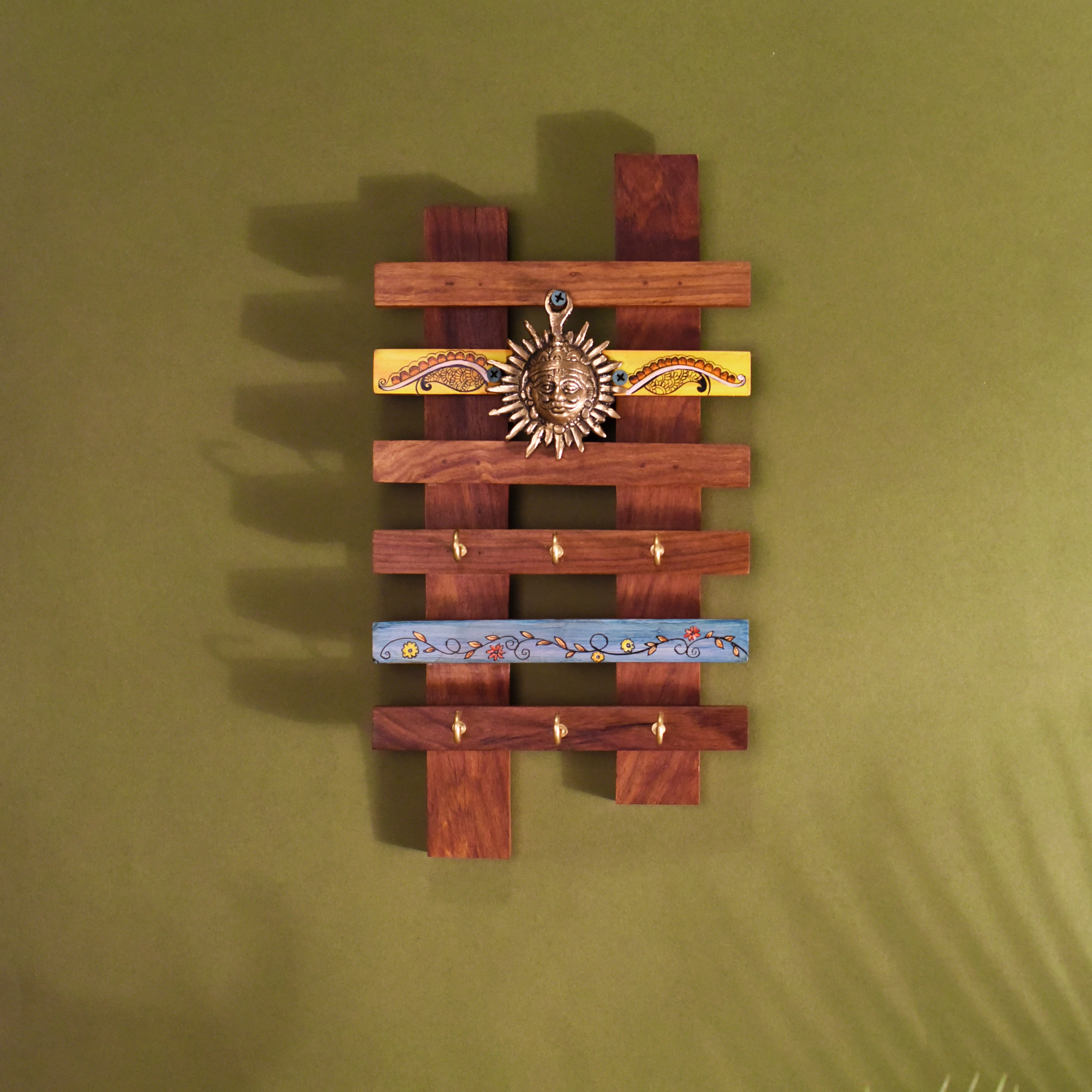 Taksha Key hanger with Mask motifs and beautiful art work