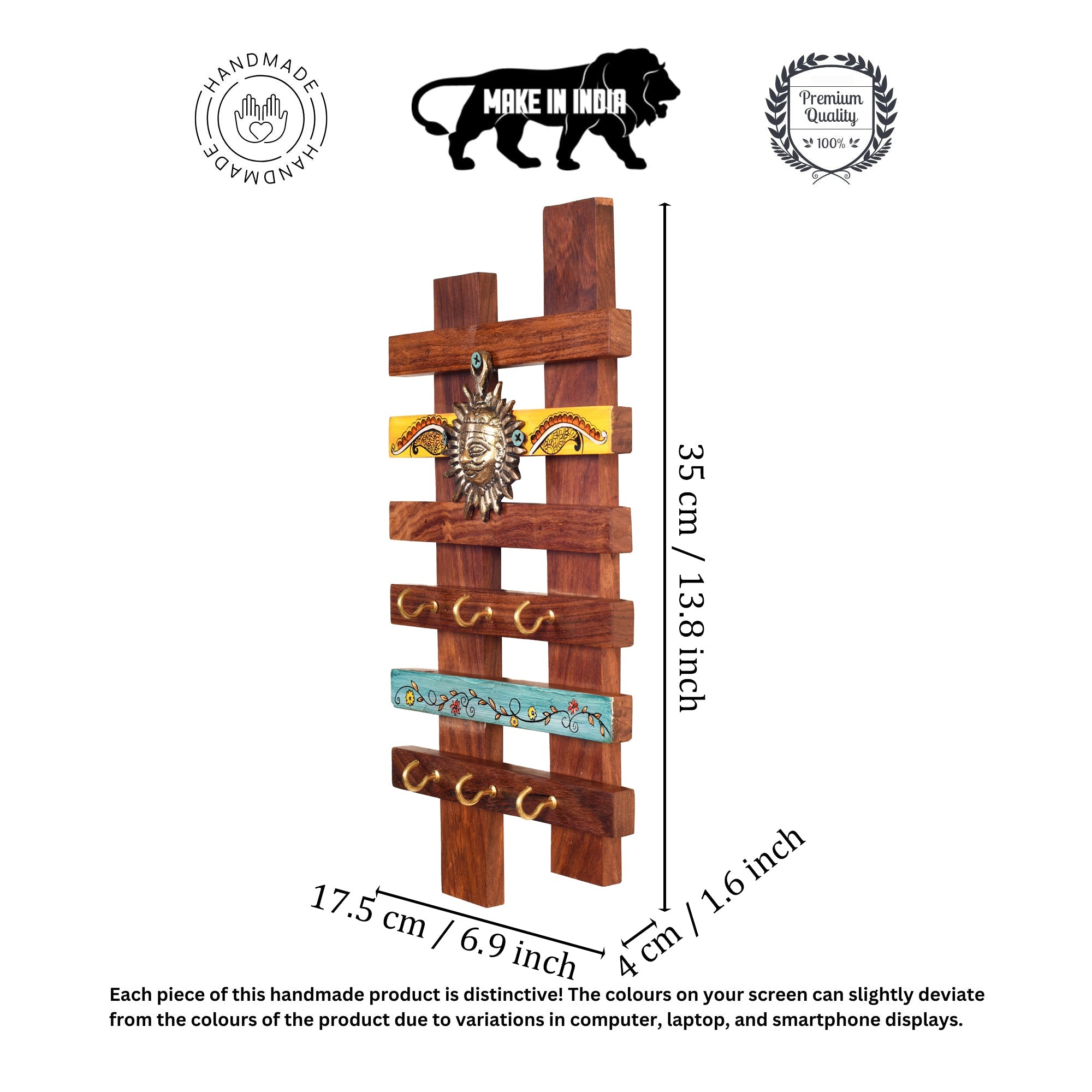 Taksha Key hanger with Mask motifs and beautiful art work