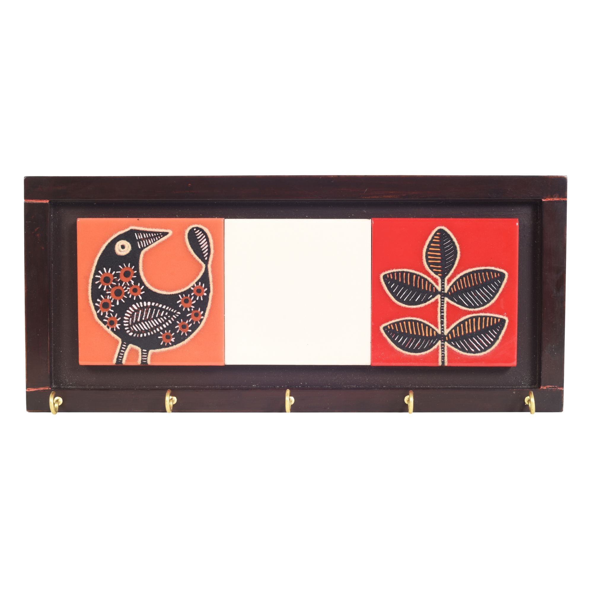 Pichhwai Handcrafted Tiles Key Holder Panel