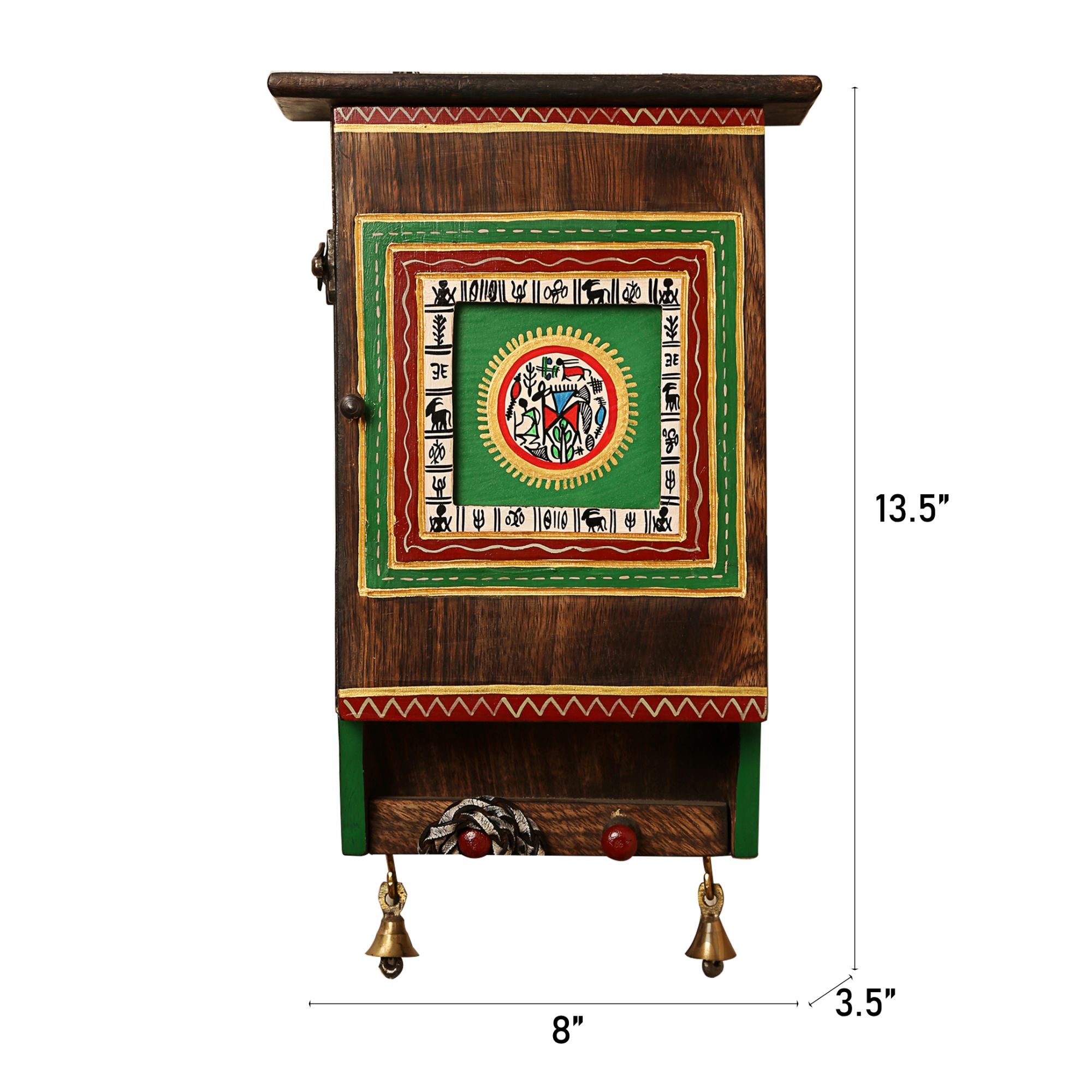Warli in Springs Key Holder Box