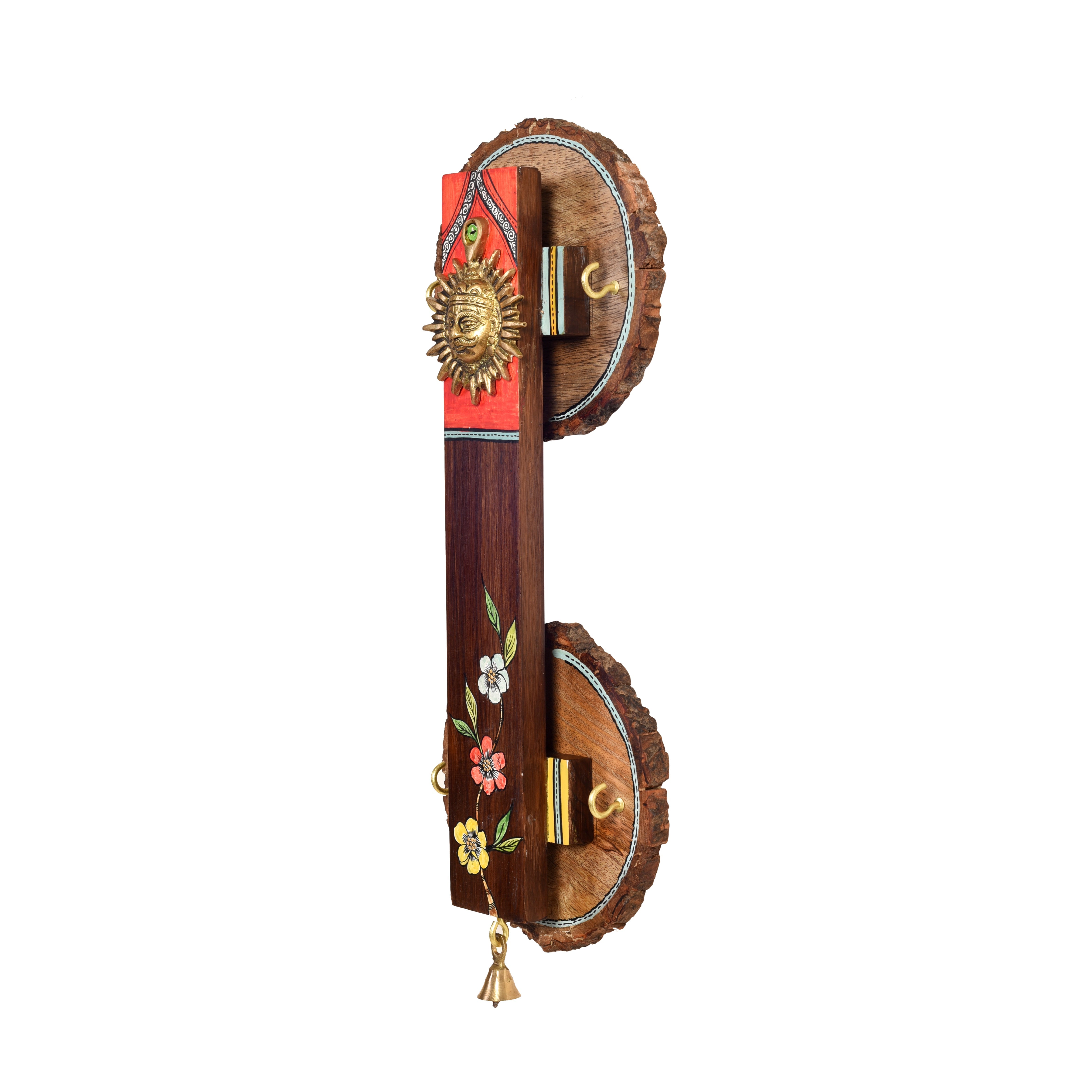 Abha Key hanger with brass motifs and beautiful art work