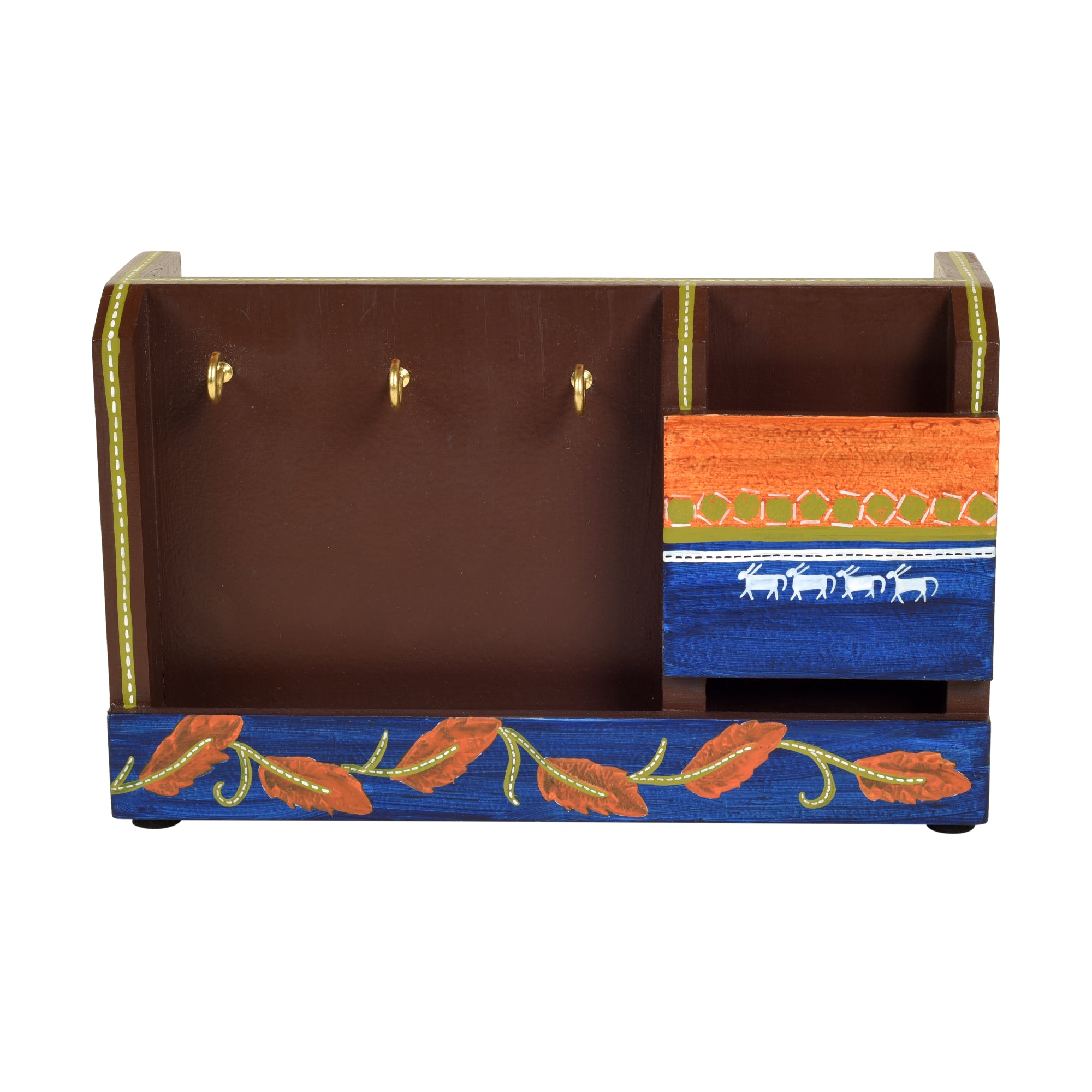 Autumn Leaf Key Hanger & Magazine Stand