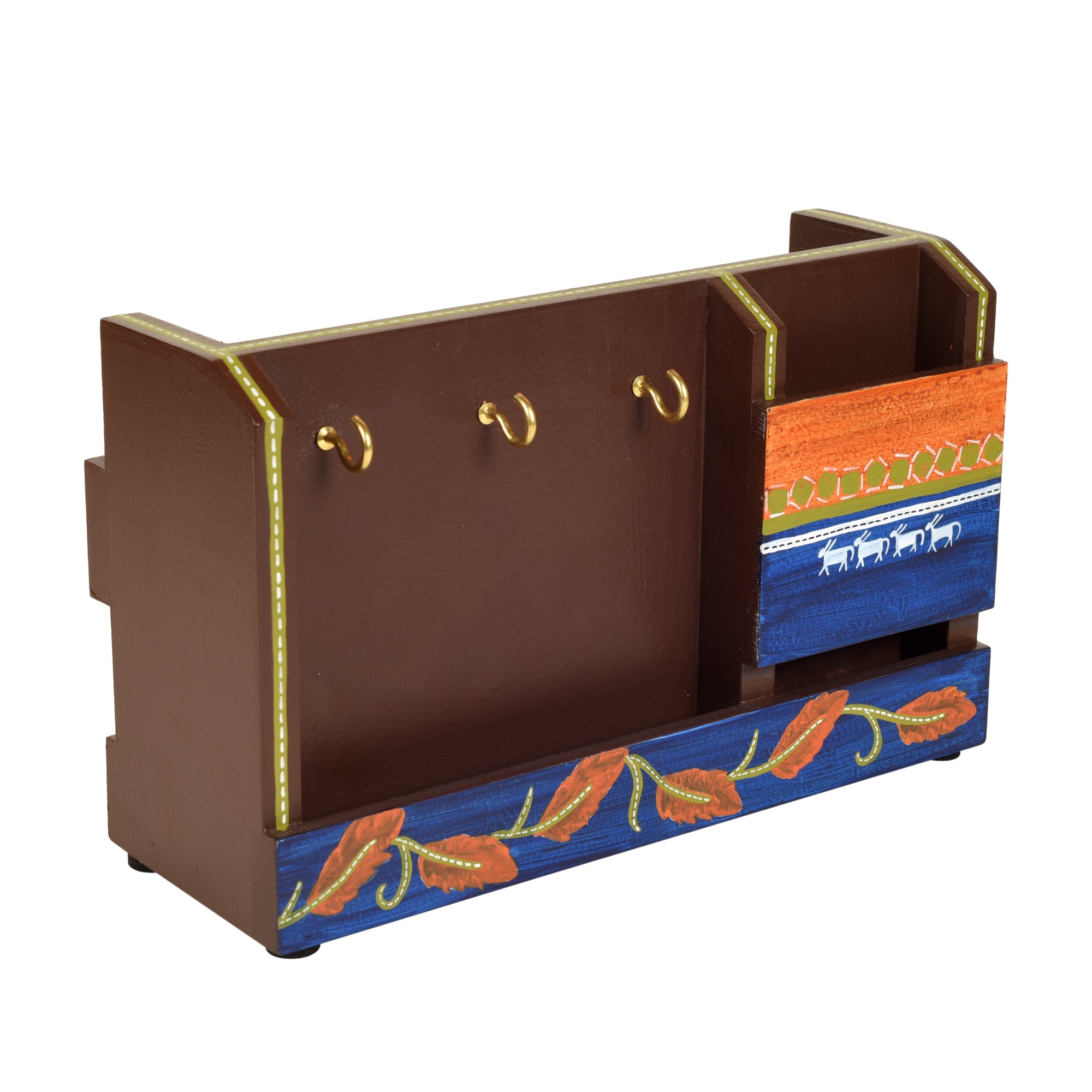 Autumn Leaf Key Hanger & Magazine Stand