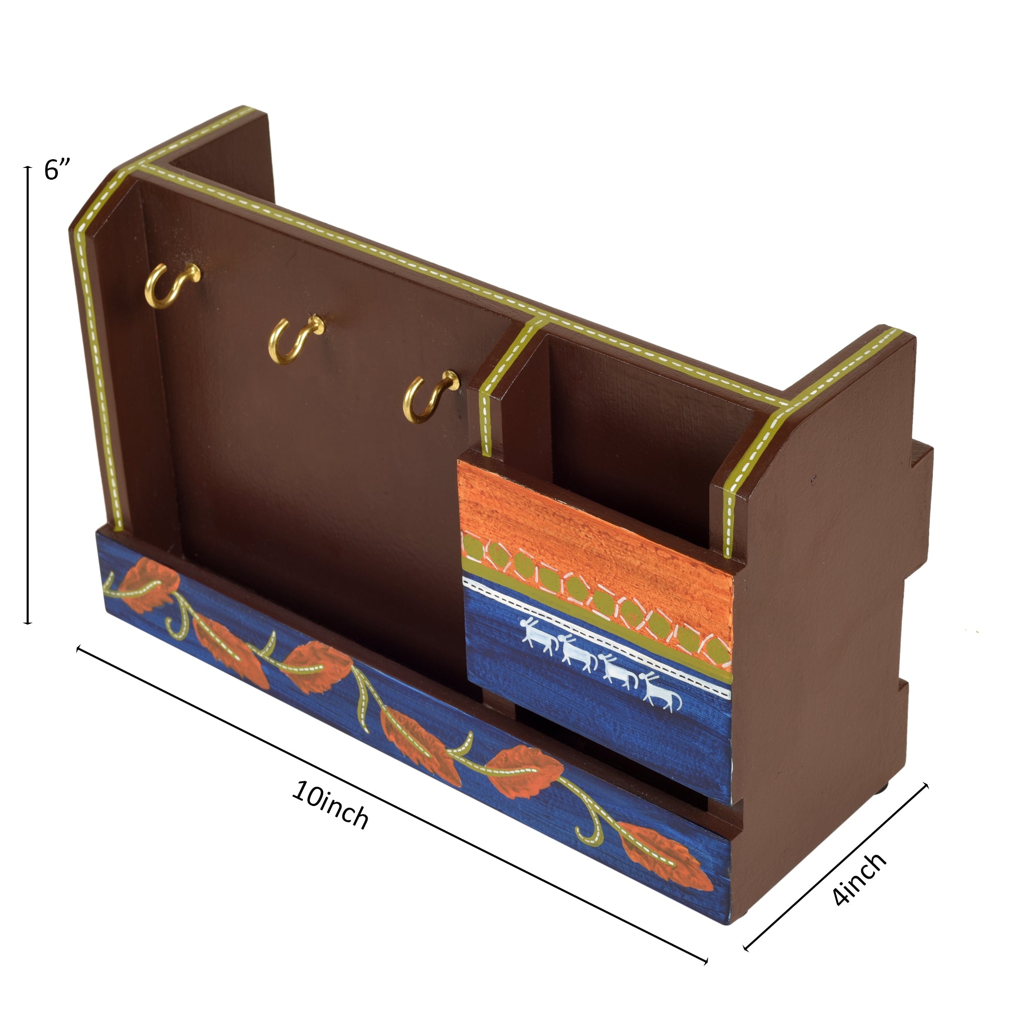 Autumn Leaf Key Hanger & Magazine Stand