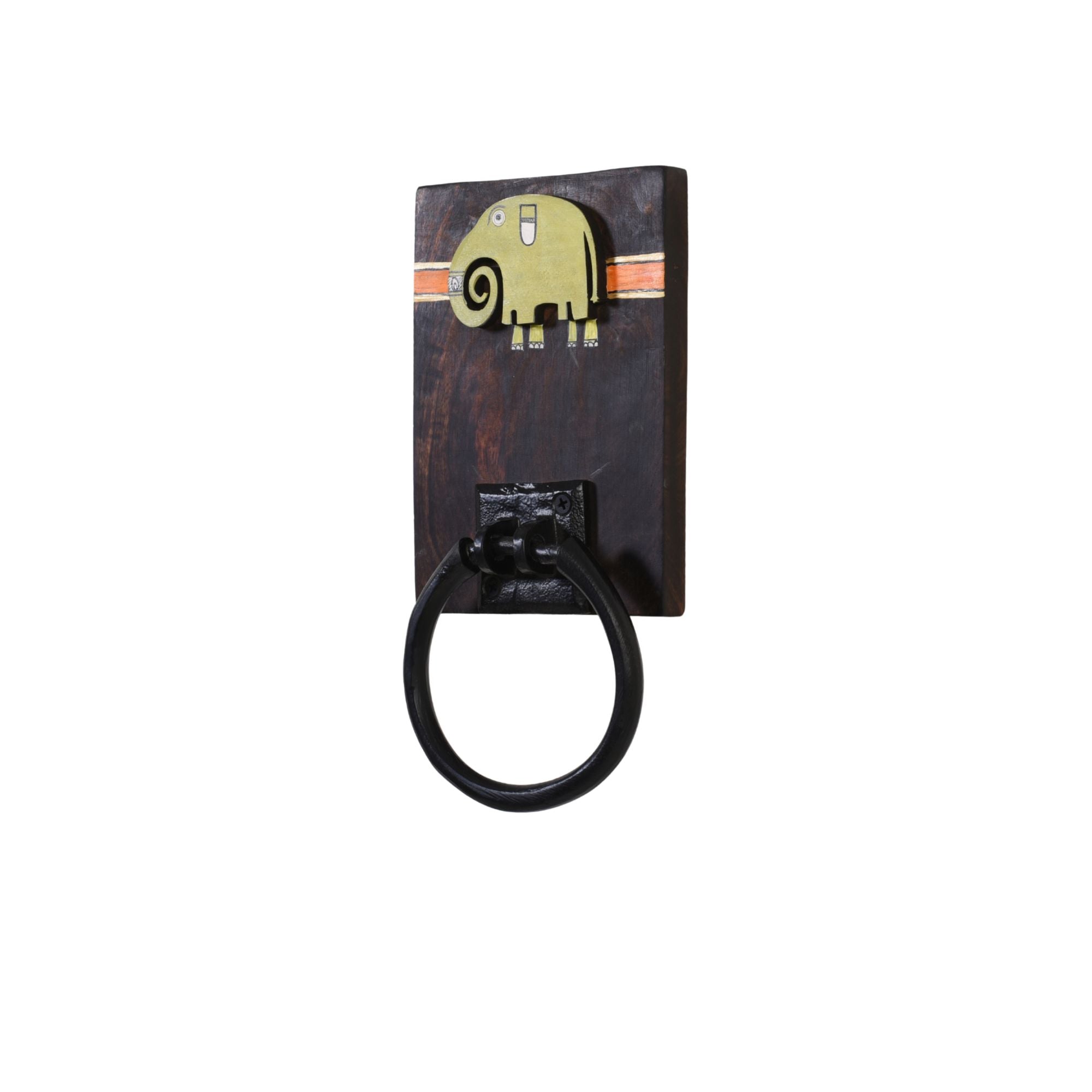 Haathi Green Elephant Towel Holder