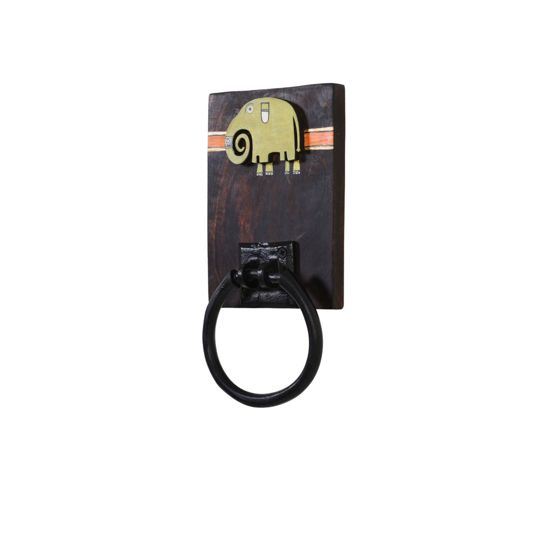 Haathi Green Elephant Towel Holder
