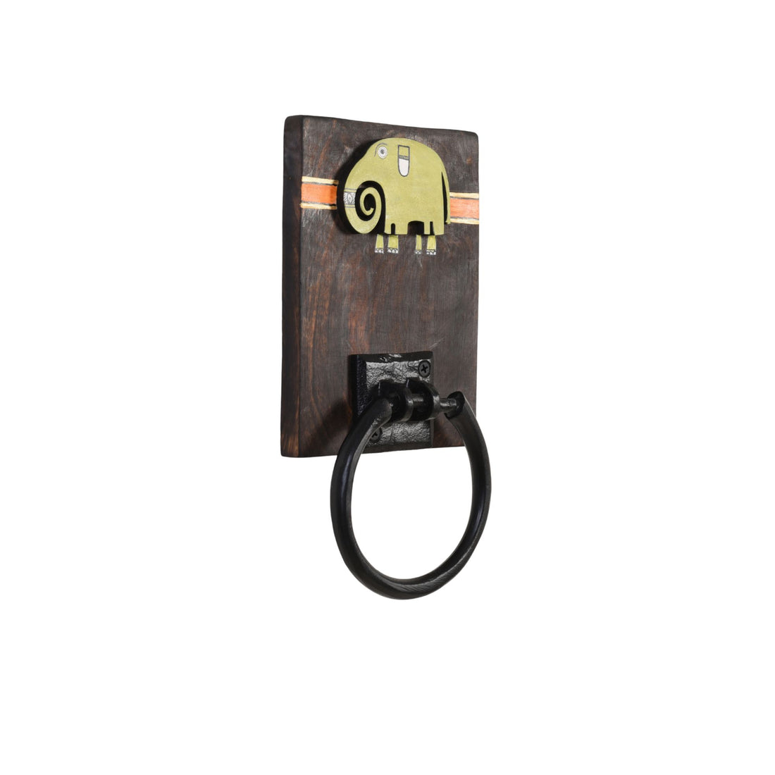 Haathi Green Elephant Towel Holder