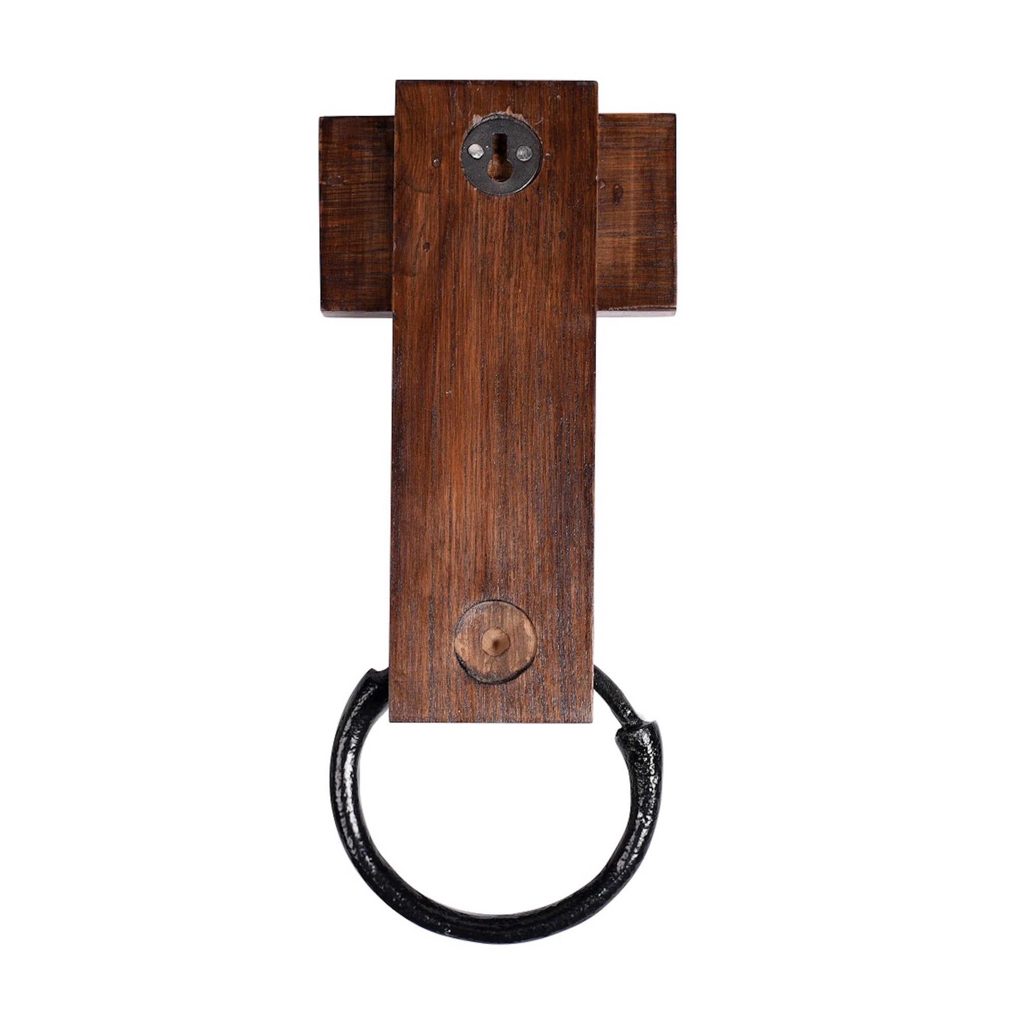 Towel Holder Handcrafted Tribal Art (4.4x1.2x11)