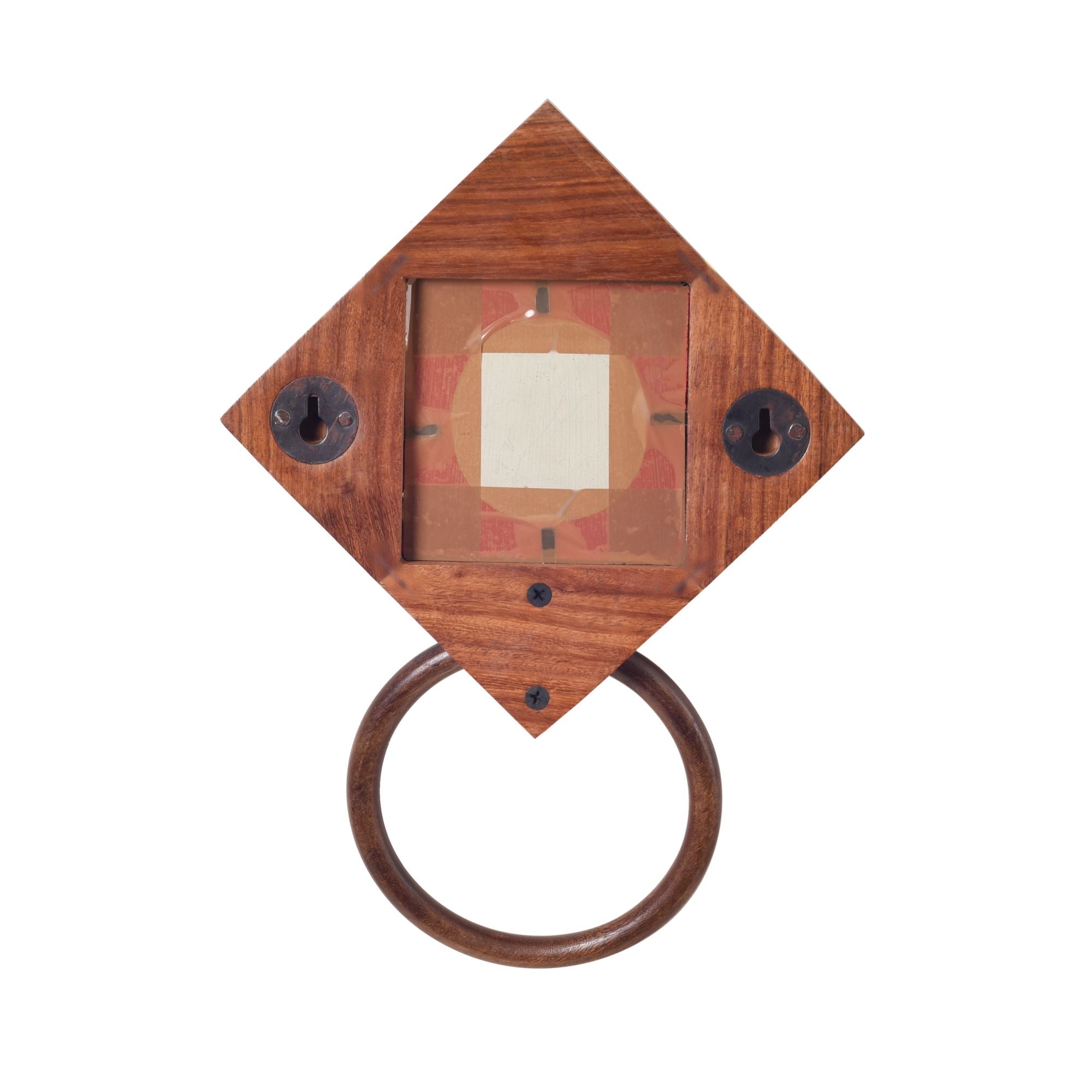 Dhokra Elegance Wooden Towel Hanger